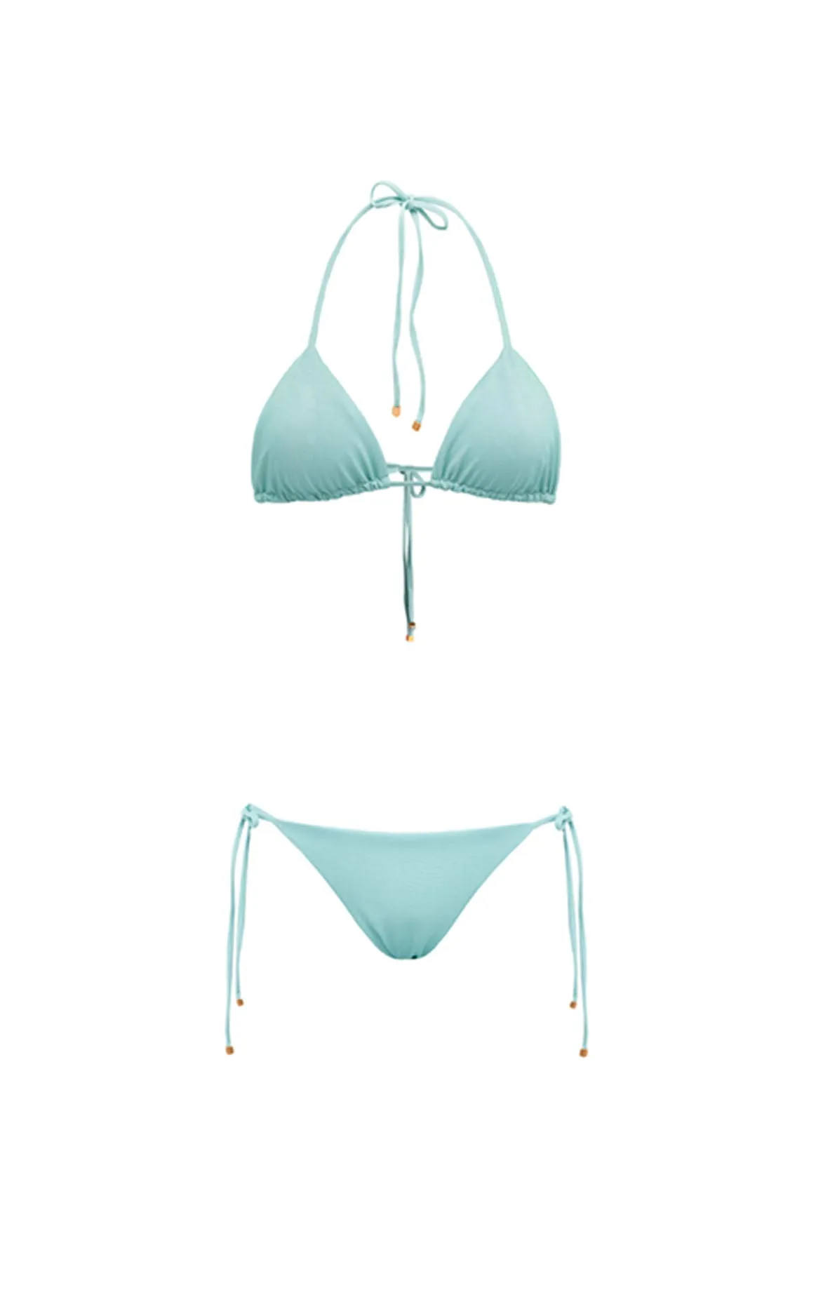 Gathered Triangle Bikini