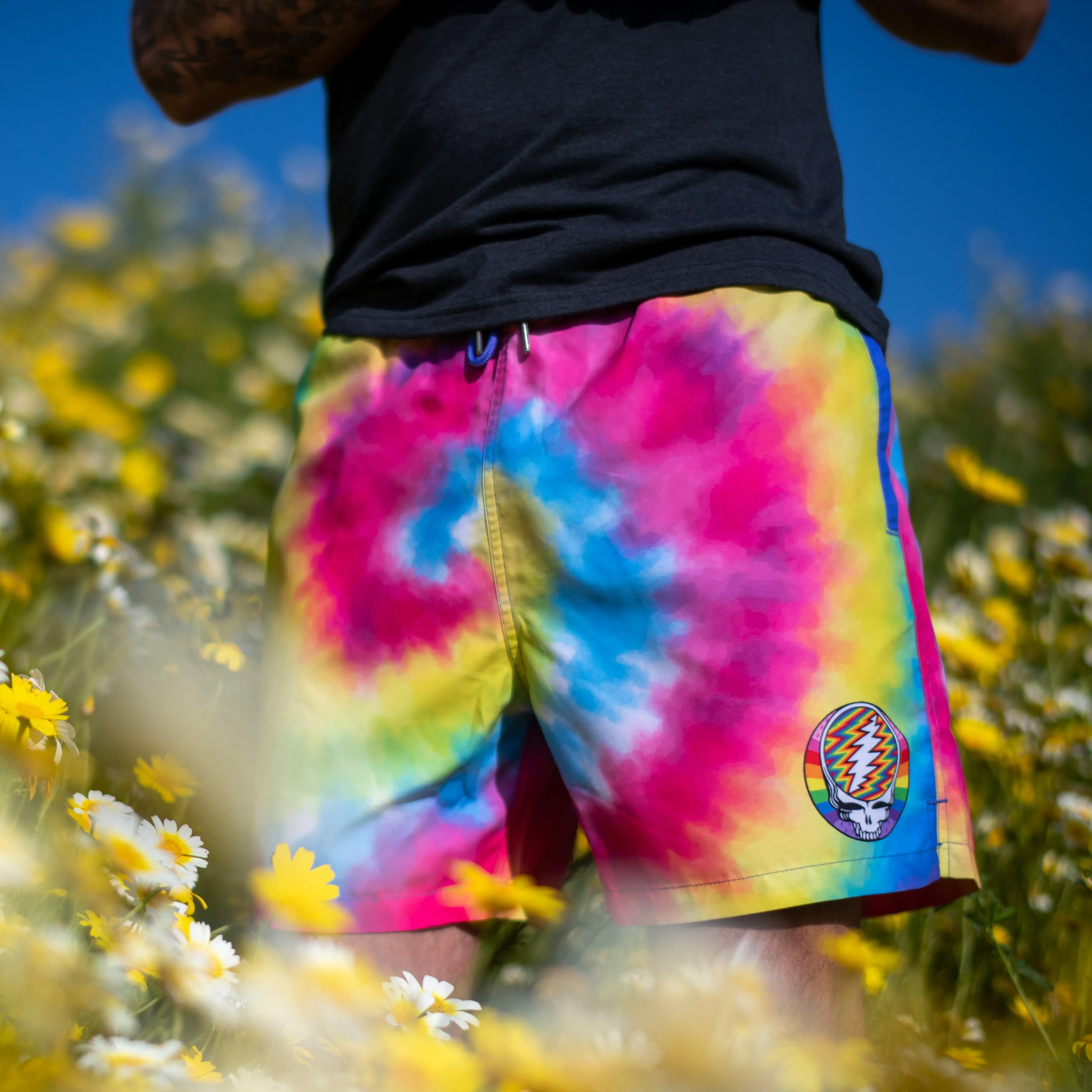 Grateful Dead | Swim Trunk | Tie Dye Steal Your Face