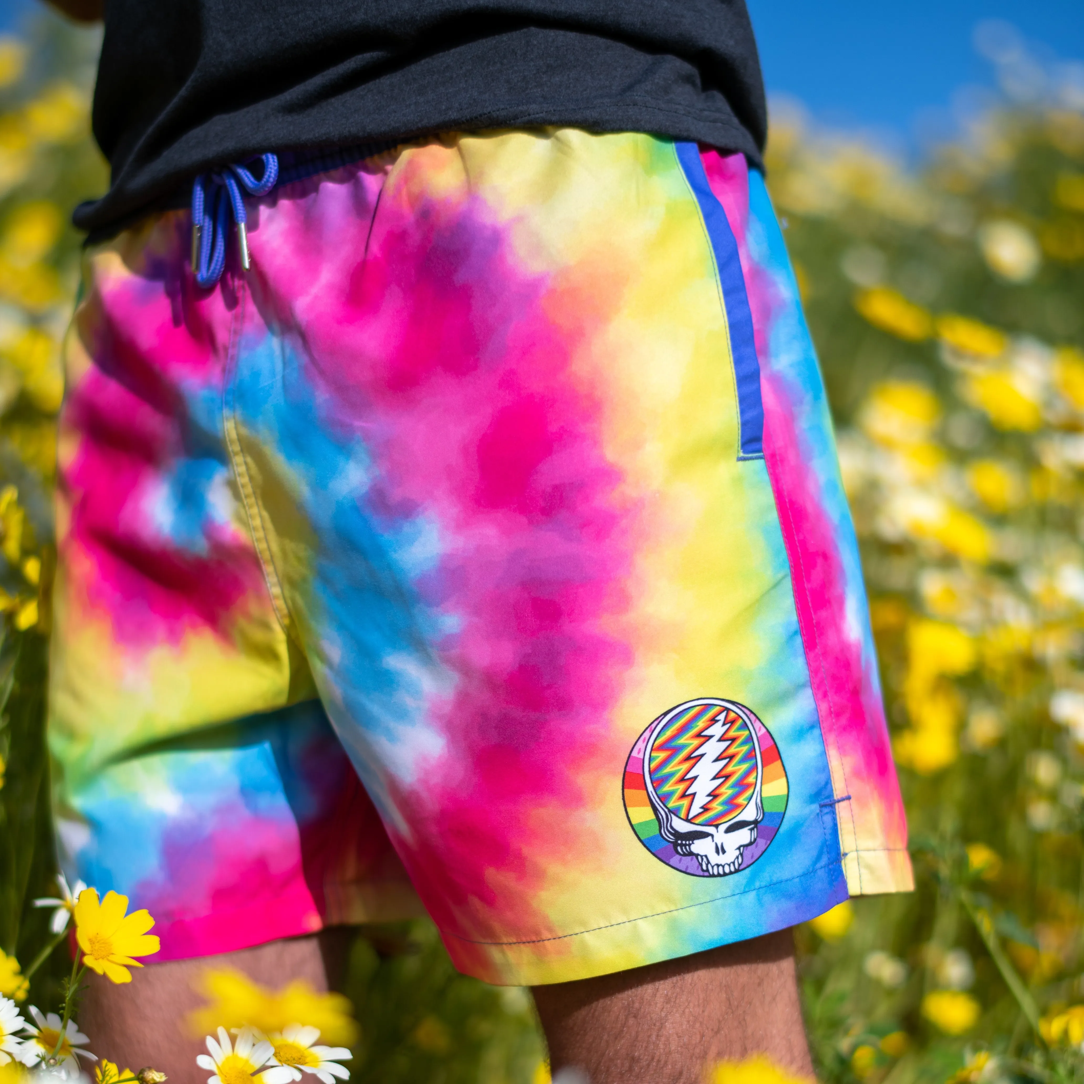 Grateful Dead | Swim Trunk | Tie Dye Steal Your Face