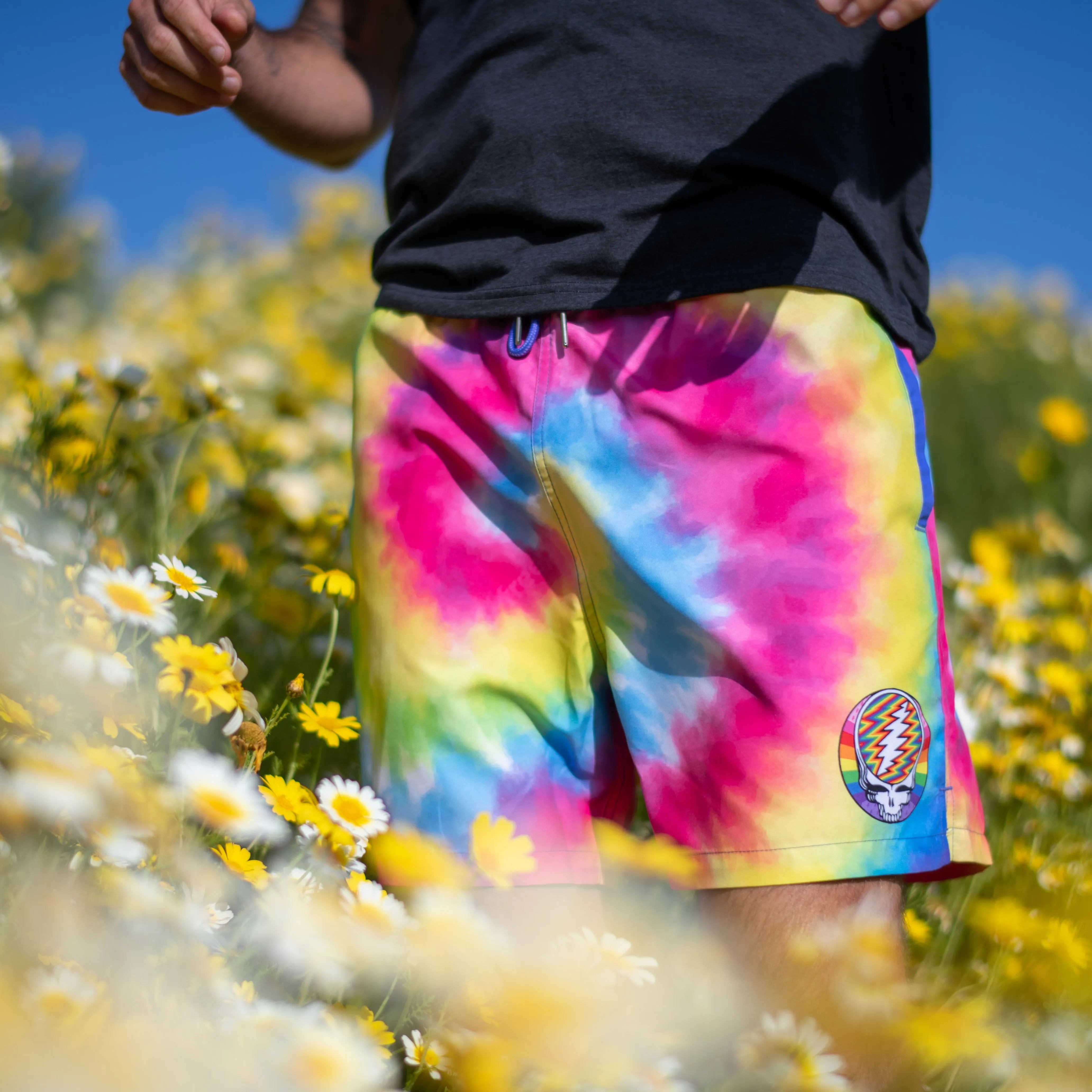 Grateful Dead | Swim Trunk | Tie Dye Steal Your Face