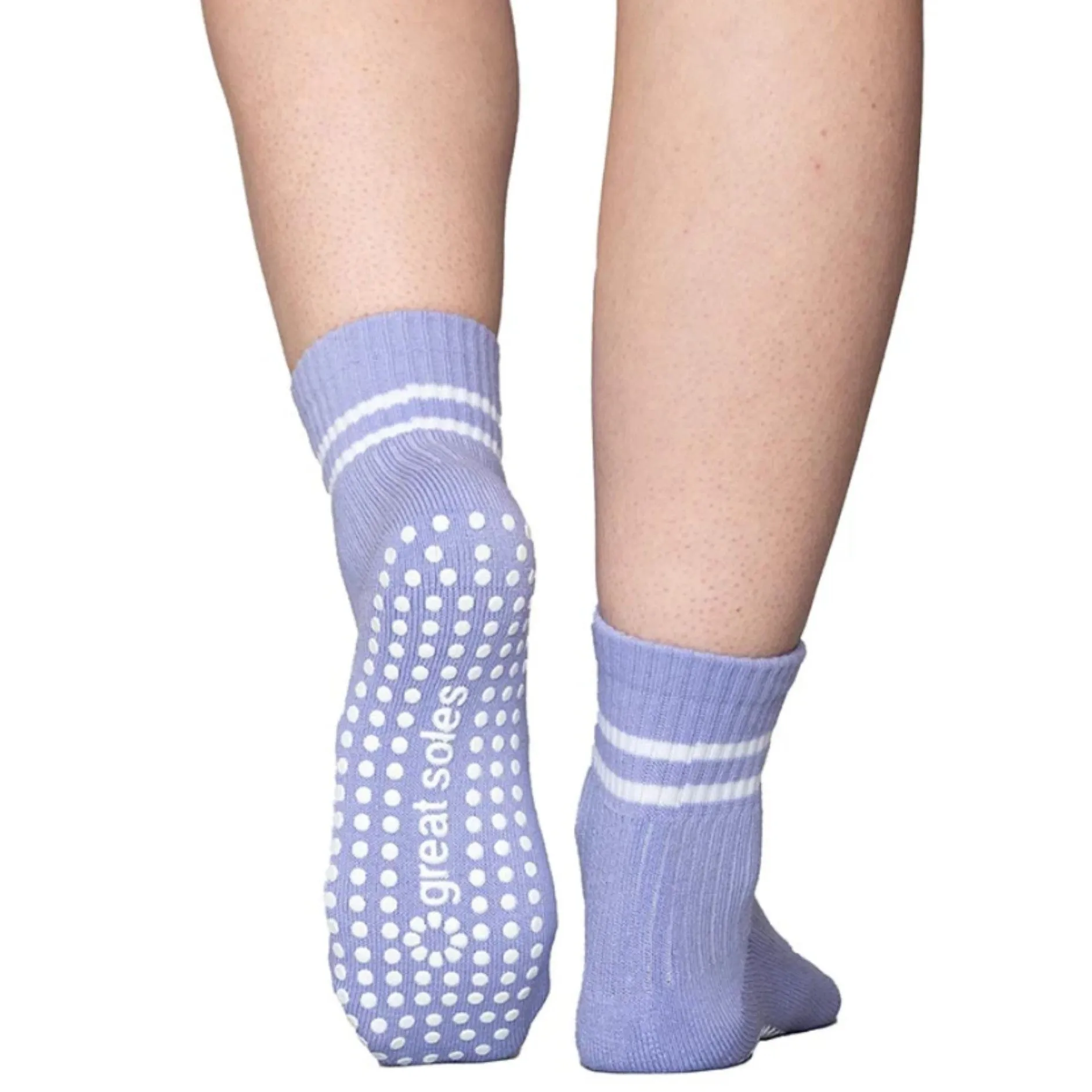 Greer Ankle Crew Grip Sock - (Barre / Pilates)