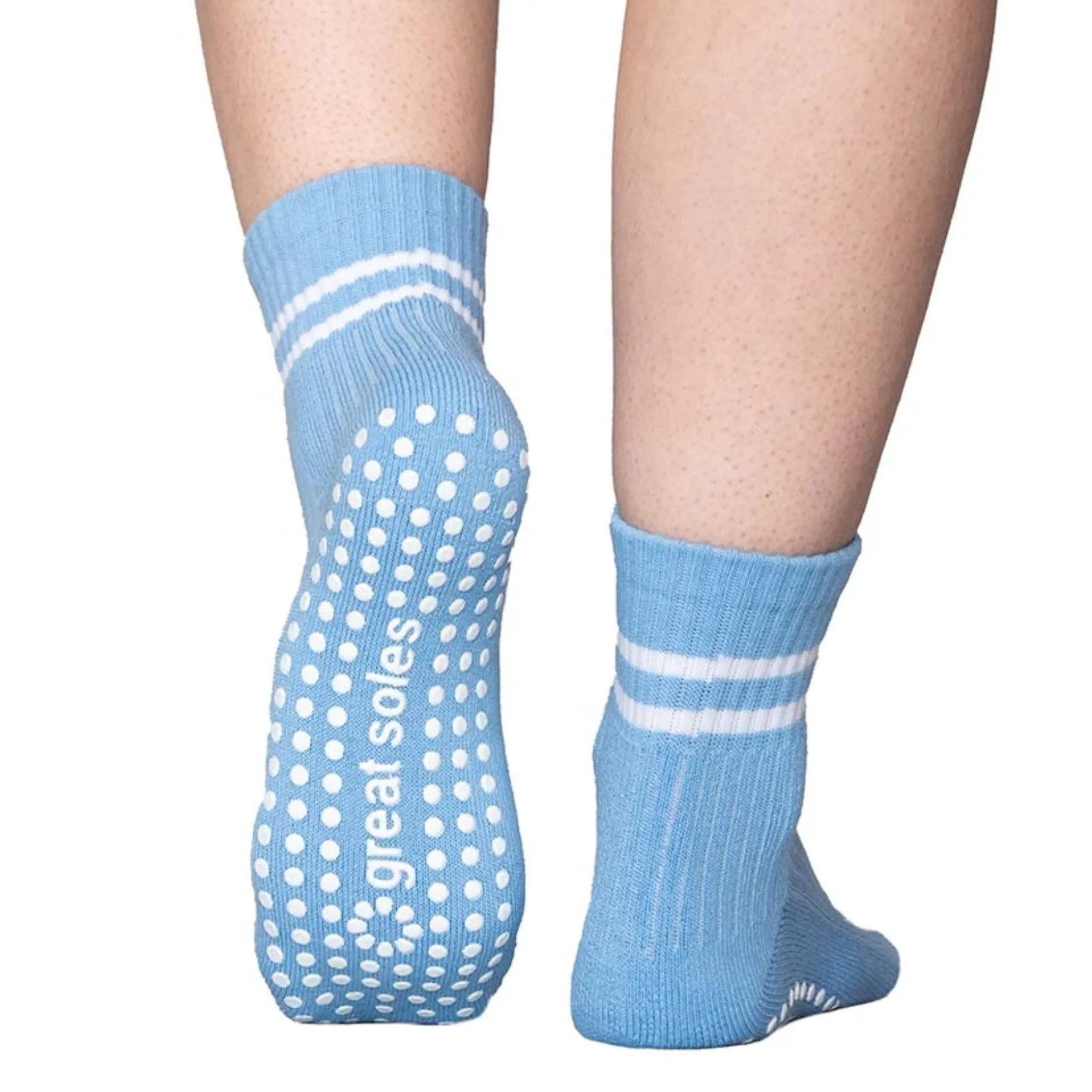 Greer Ankle Crew Grip Sock - (Barre / Pilates)