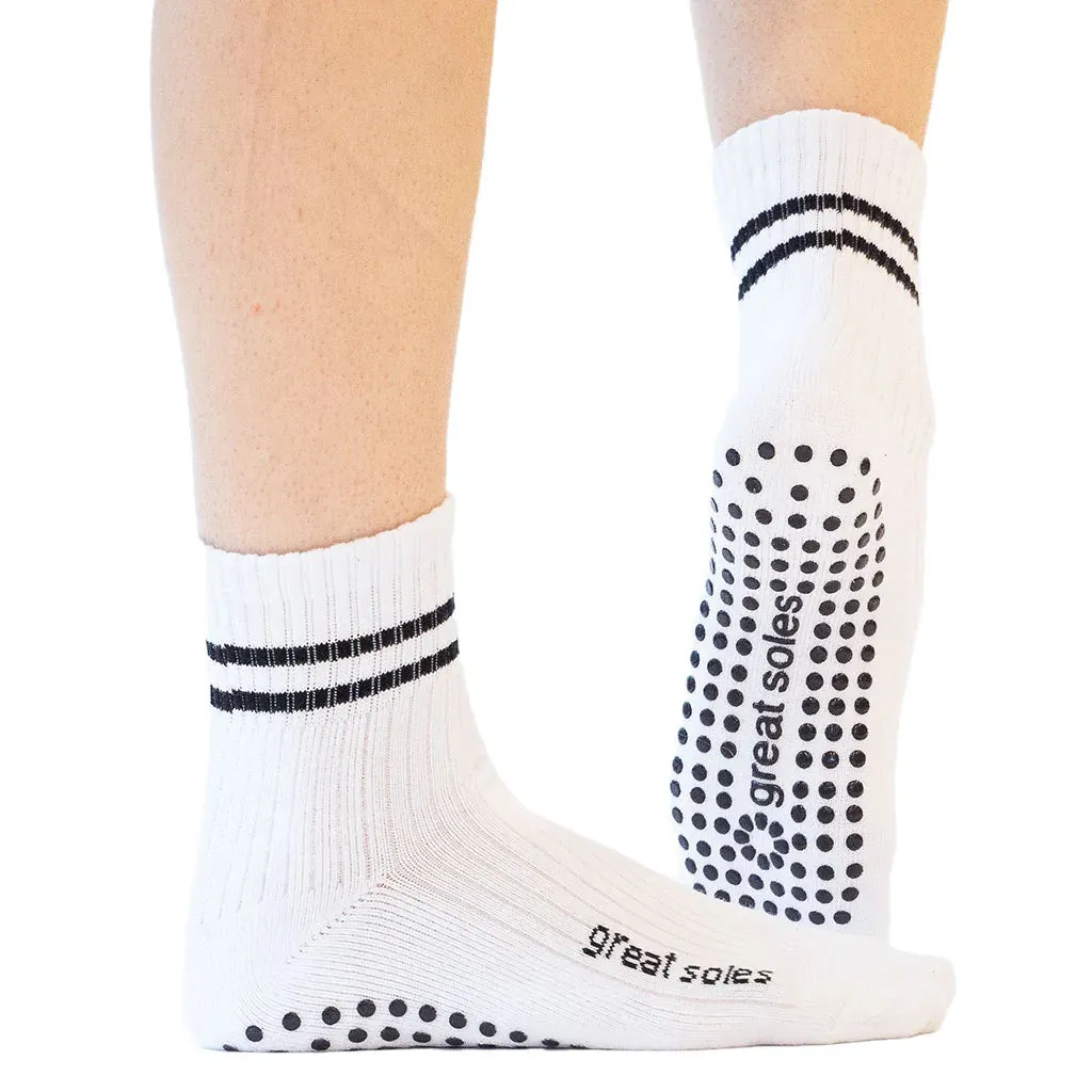 Greer Ankle Crew Grip Sock - (Barre / Pilates)