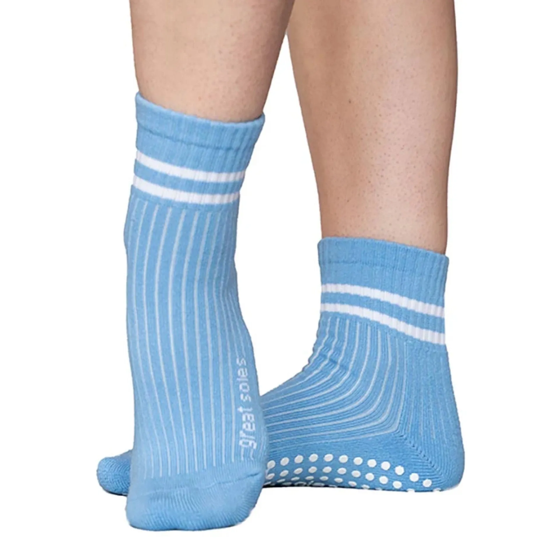 Greer Ankle Crew Grip Sock - (Barre / Pilates)