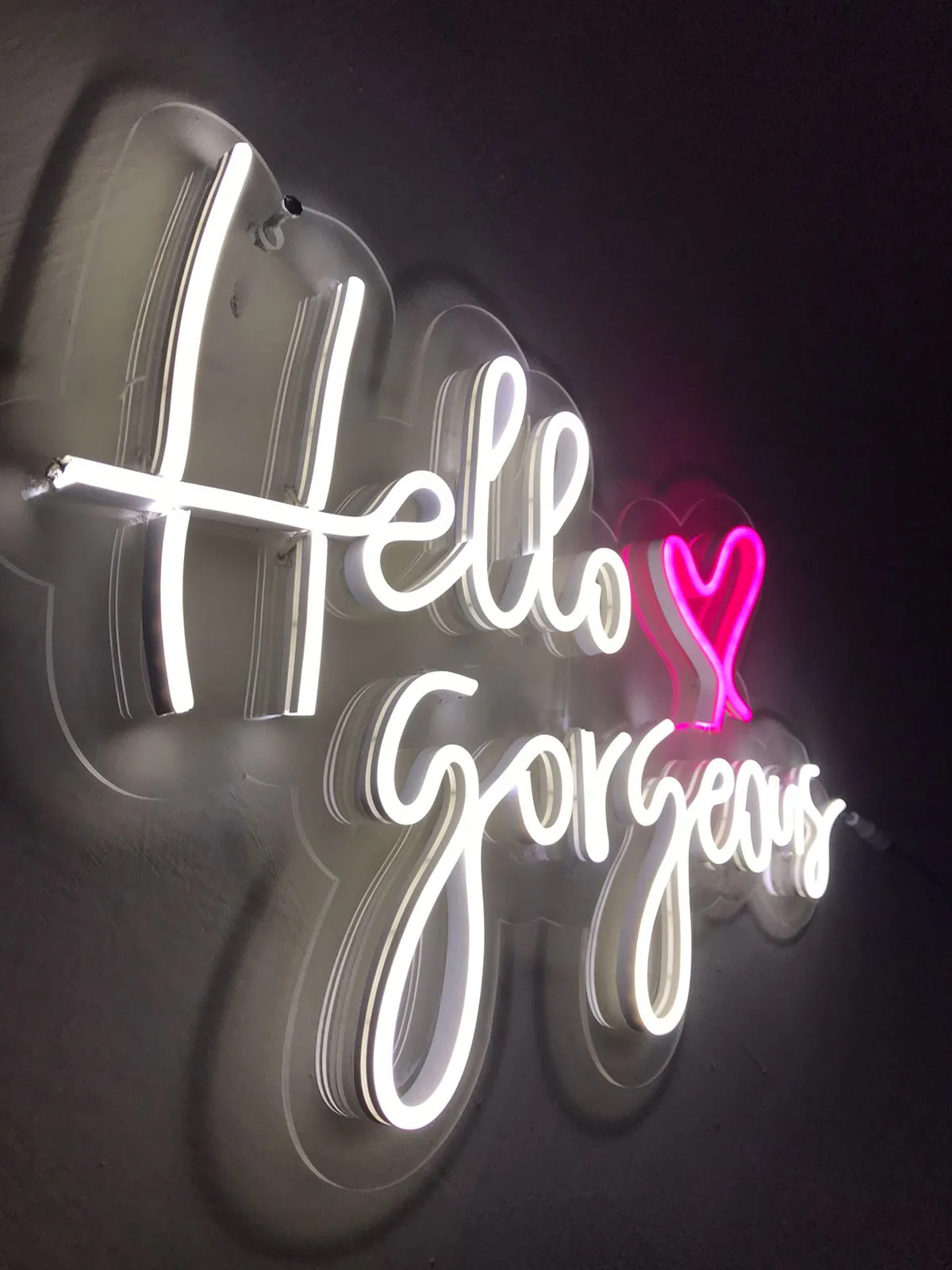 Hello gorgeous Neon light