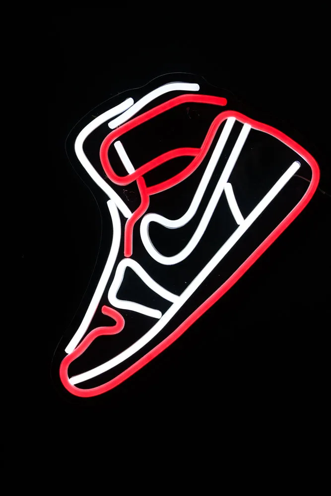 High Top Sneaker Neon Wall Light