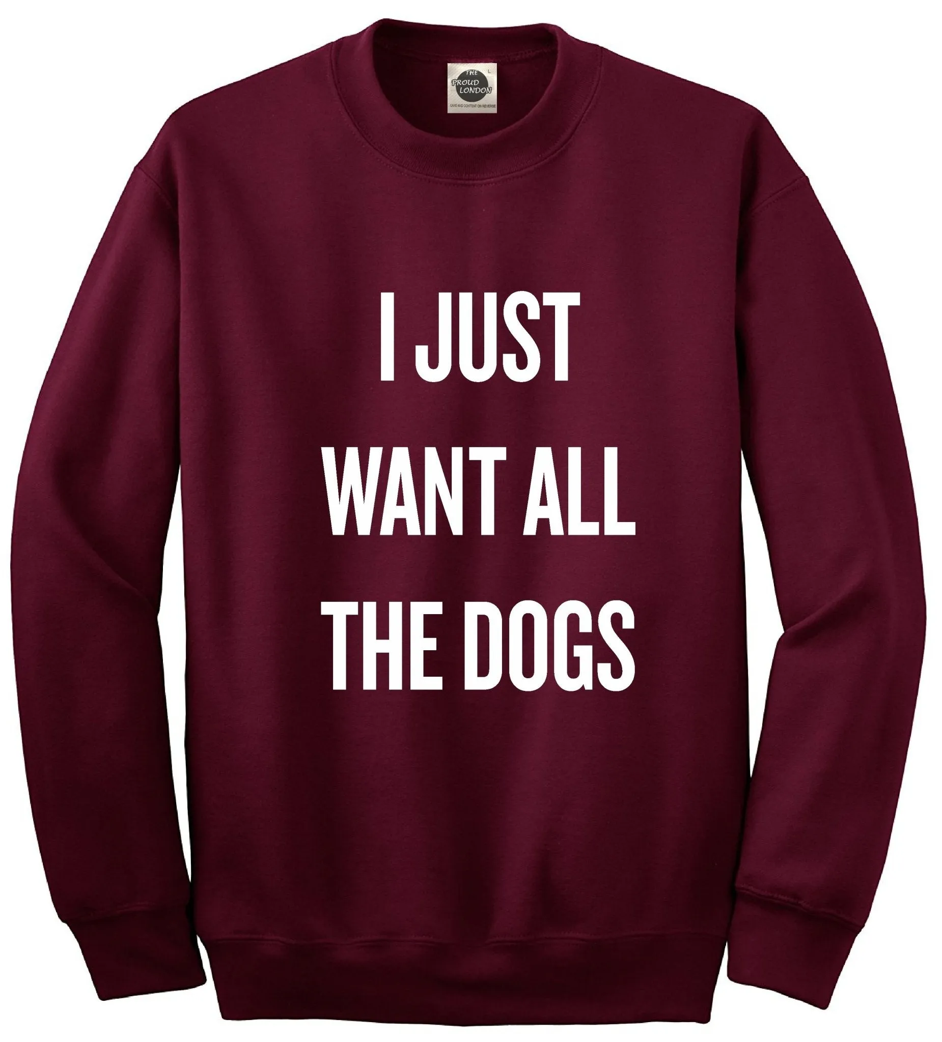 I Just Want all the Dogs || Unisex Crewneck Sweatshirt