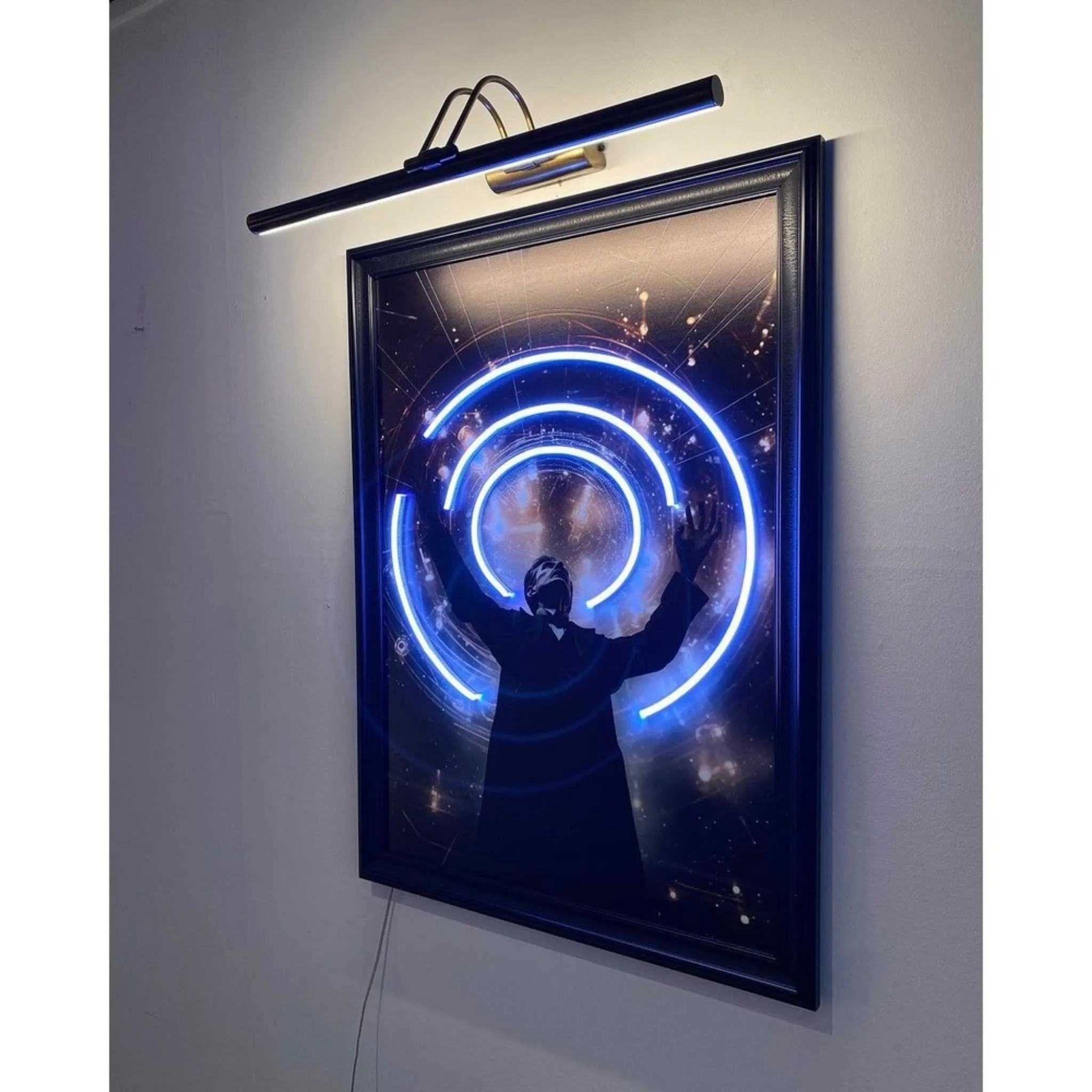 Illuminating Genius: Tesla Neon Sign Wall Art