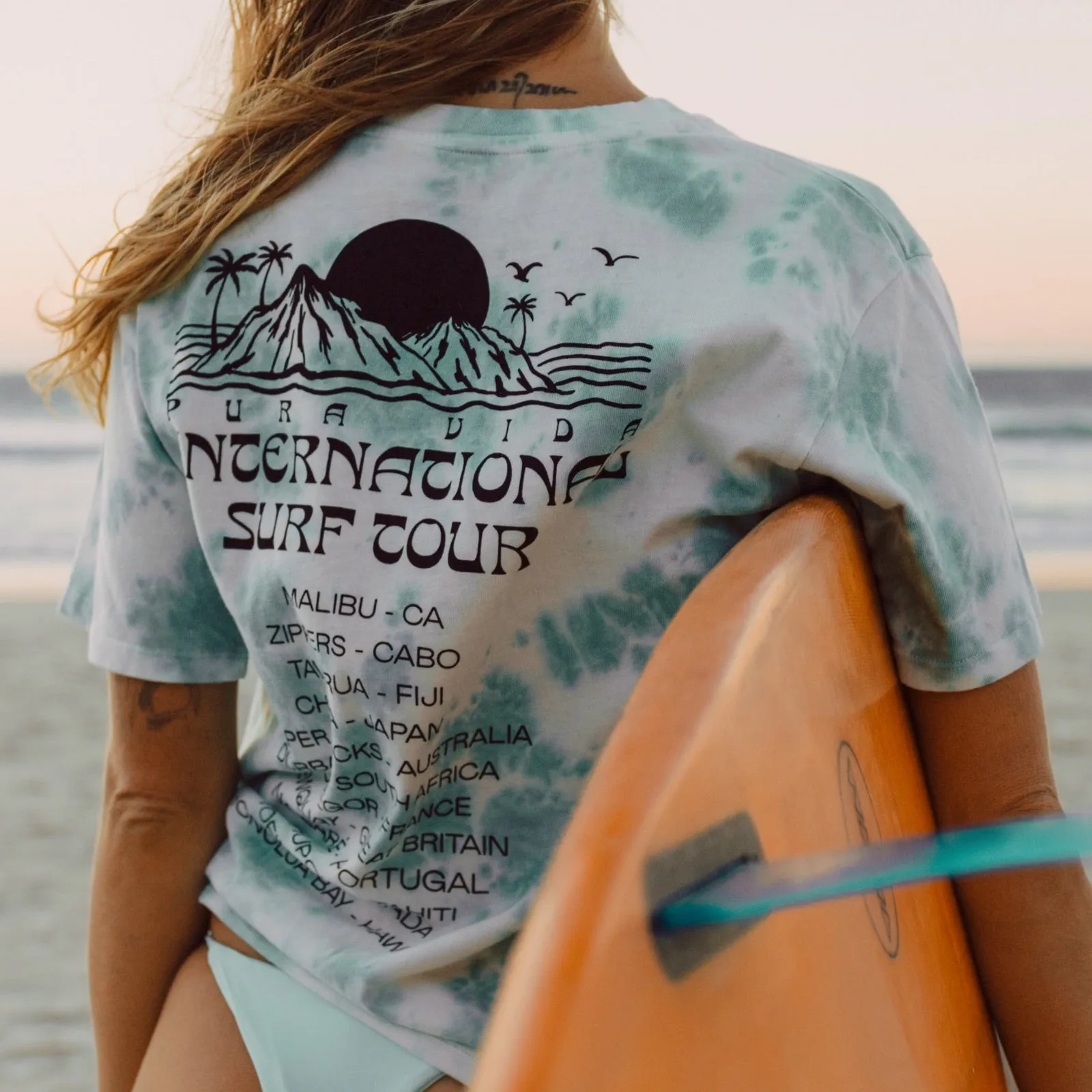 International Surf Tour Crewneck Tee