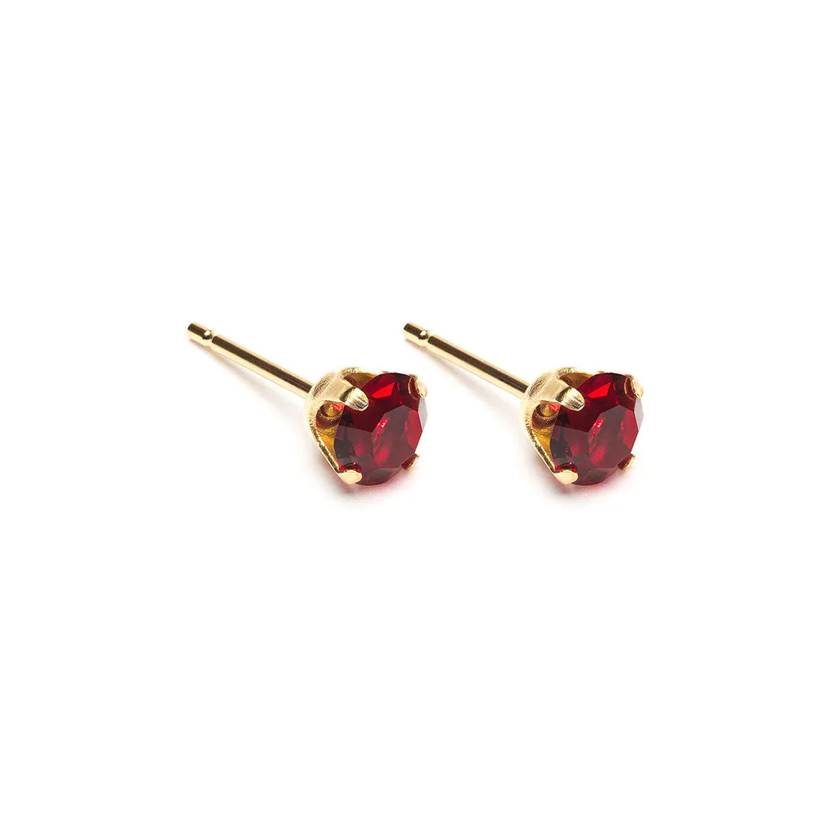 January Birthstone 5mm Earrings