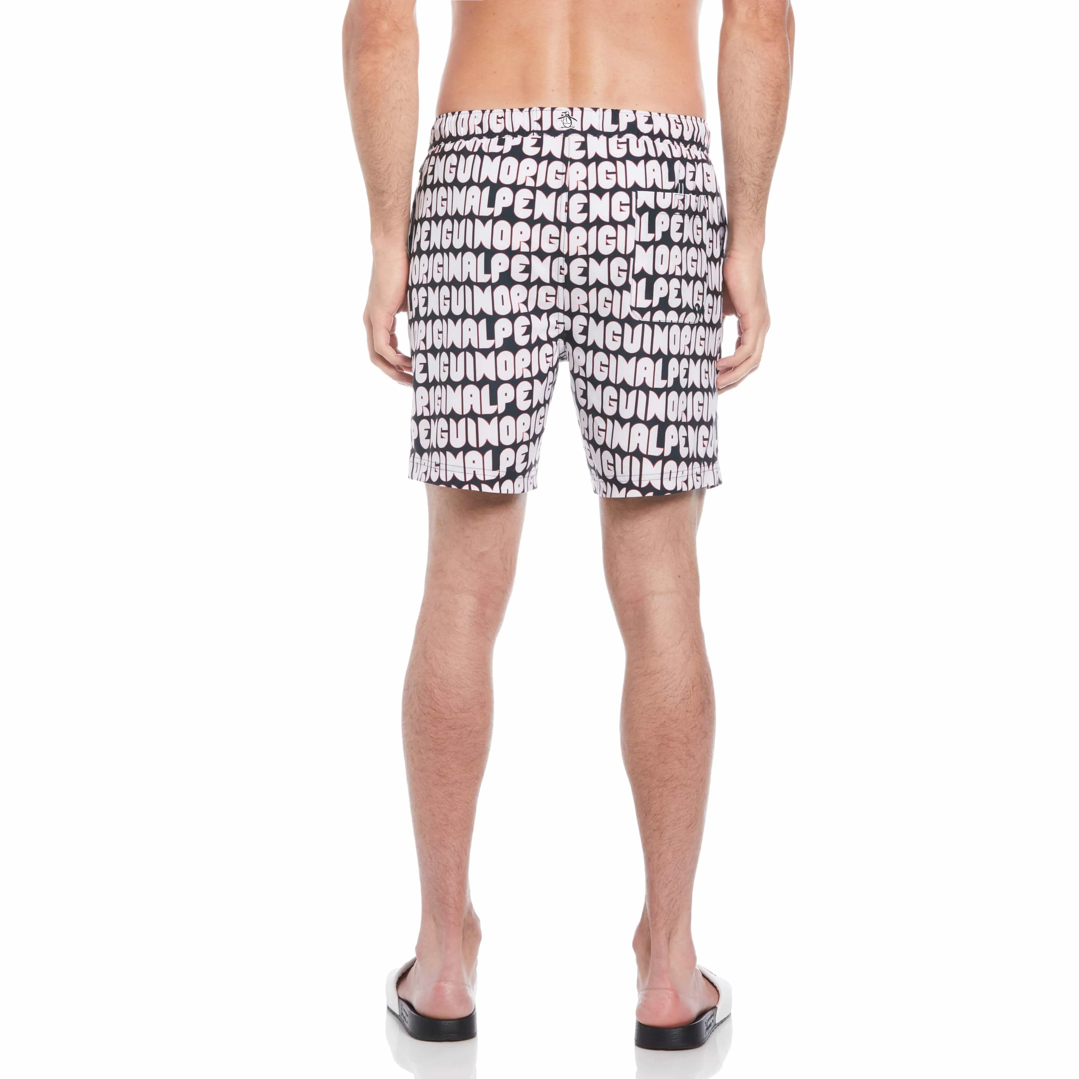 Logo Print Swim Short