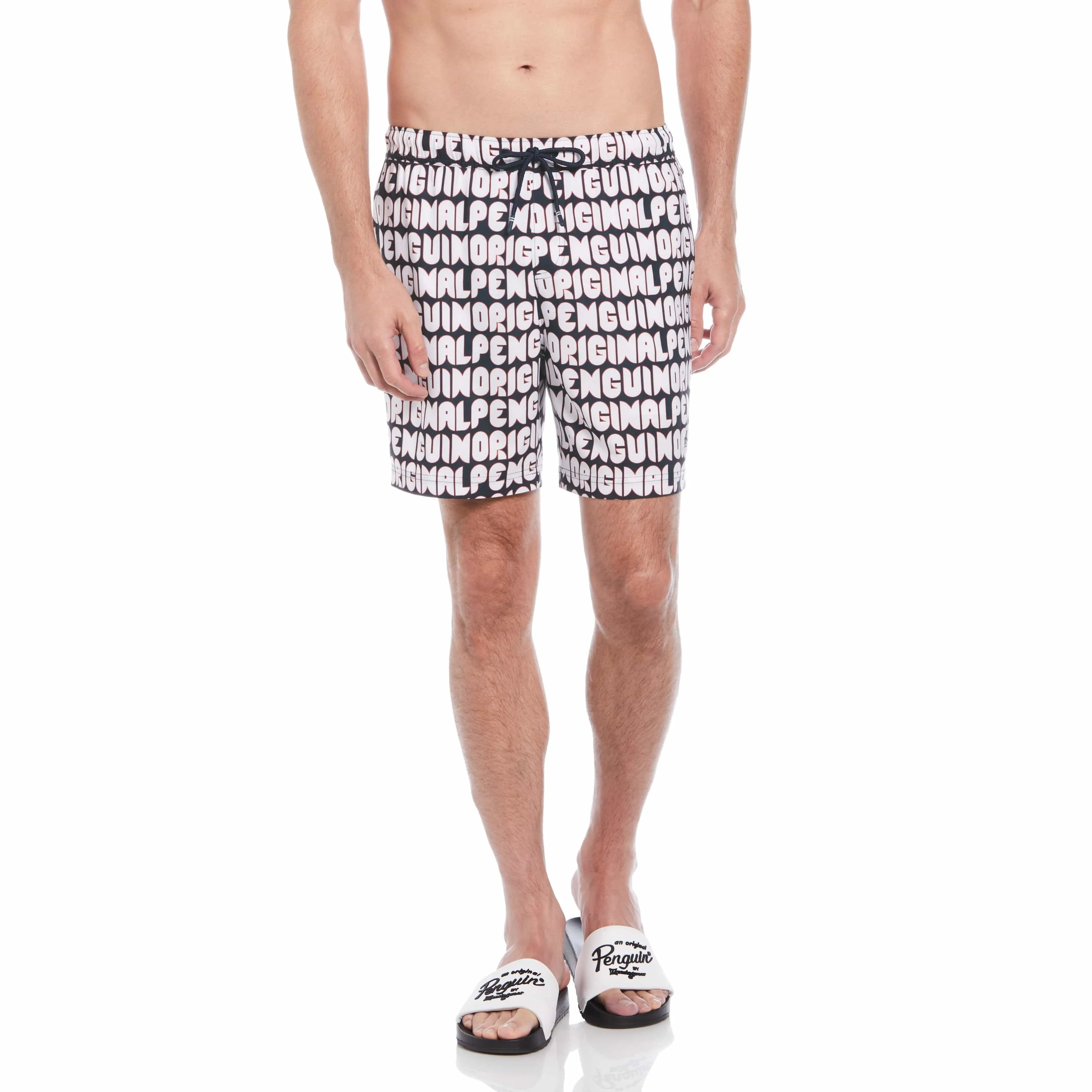 Logo Print Swim Short