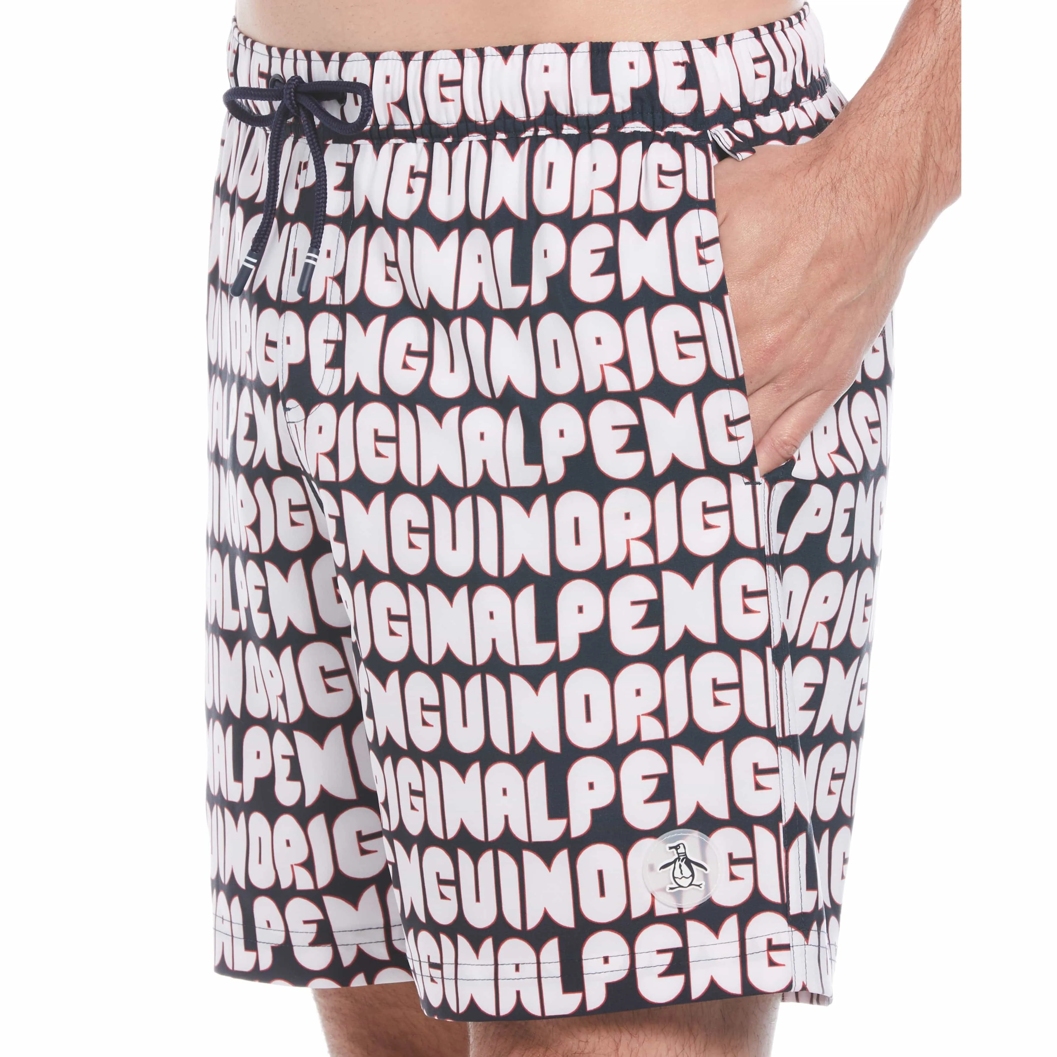 Logo Print Swim Short