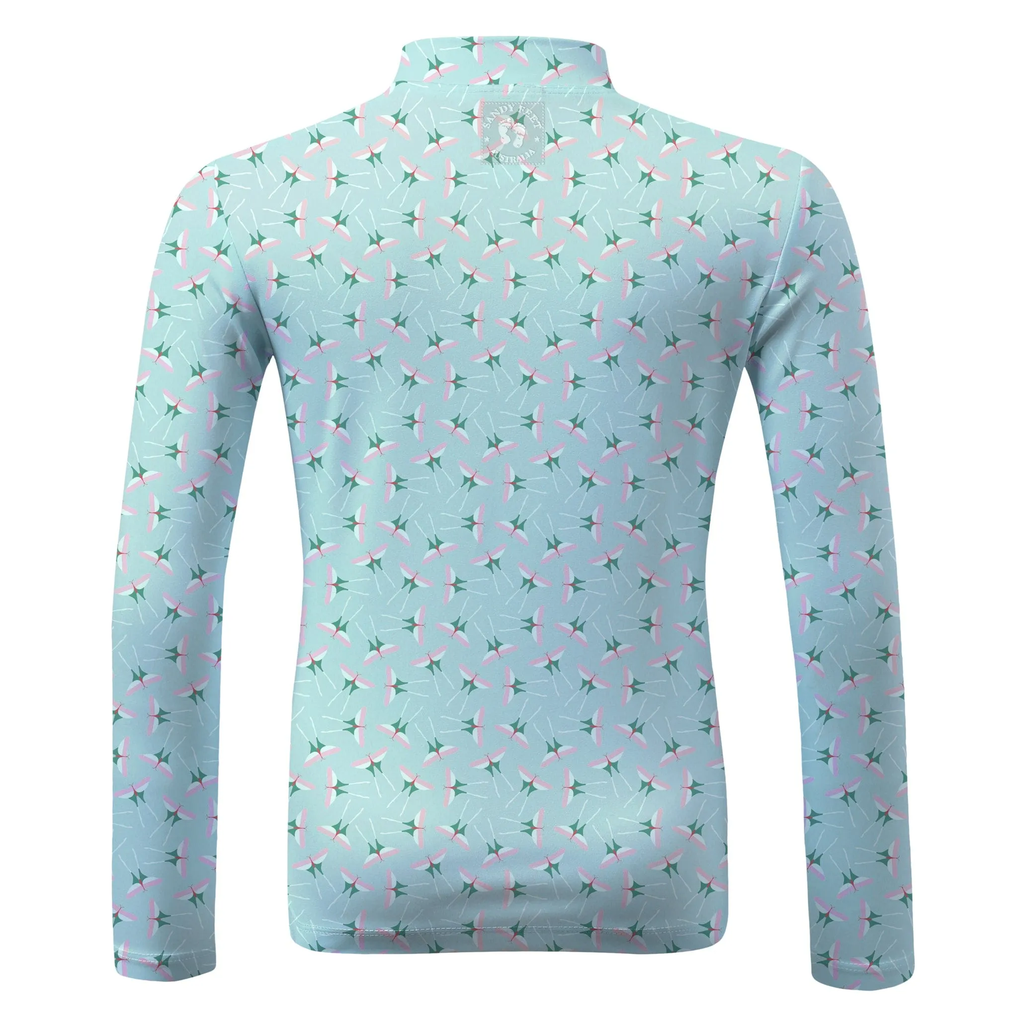 Luna Moth Ballet Long Sleeve Zip Rashie