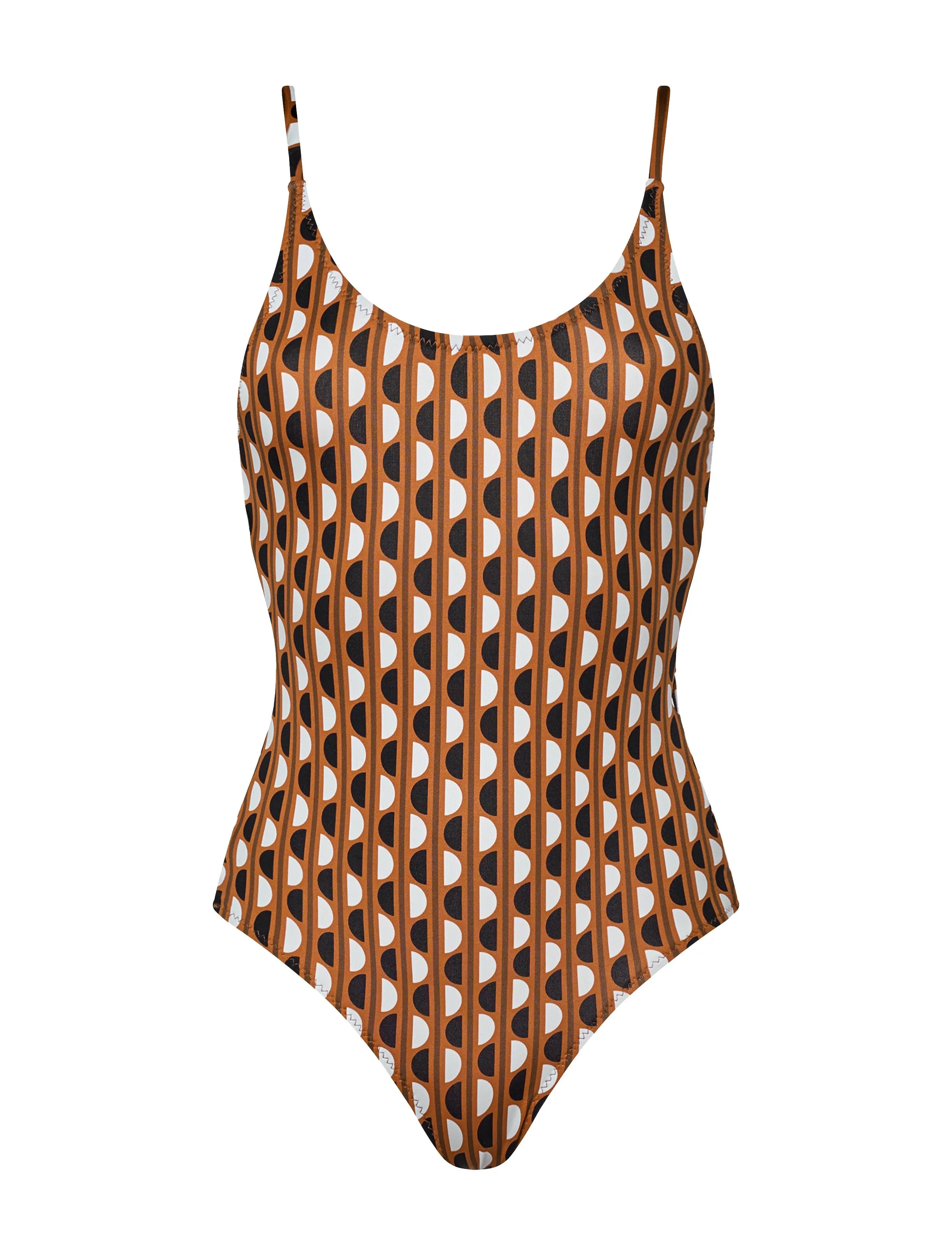 Maa Boo Retro Cool Cut-Out One Piece Swimsuit