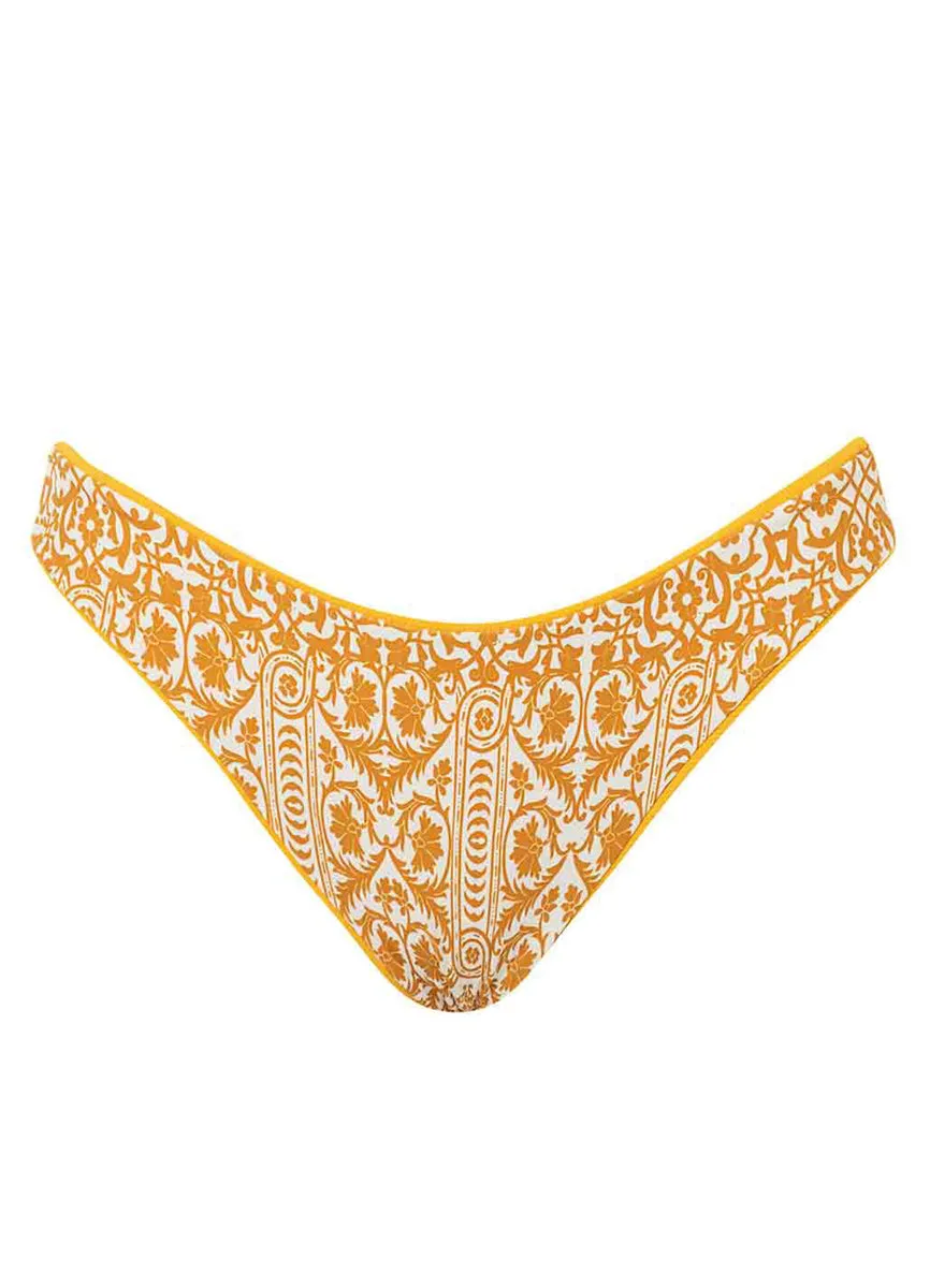 Maaji Amber Yellow Sublimity Classic Bikini Bottom