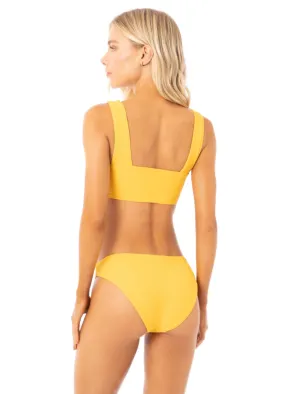 Maaji Amber Yellow Sublimity Classic Bikini Bottom