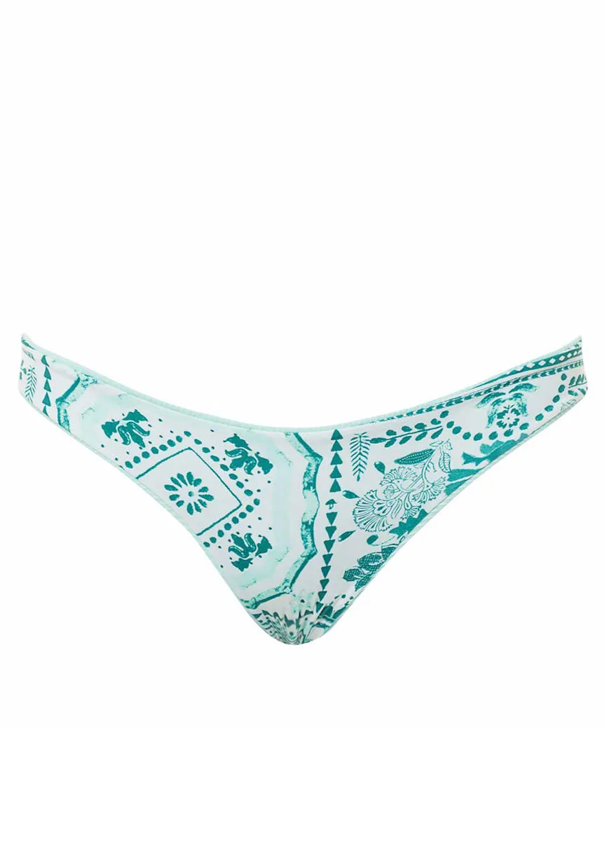 Maaji Fair Aqua Flirt Thin Side Bikini Bottom