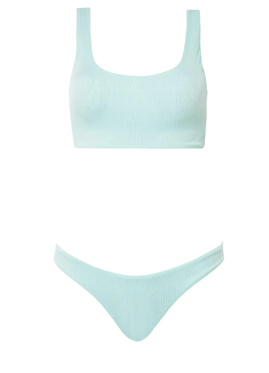 Maaji Fair Aqua Flirt Thin Side Bikini Bottom