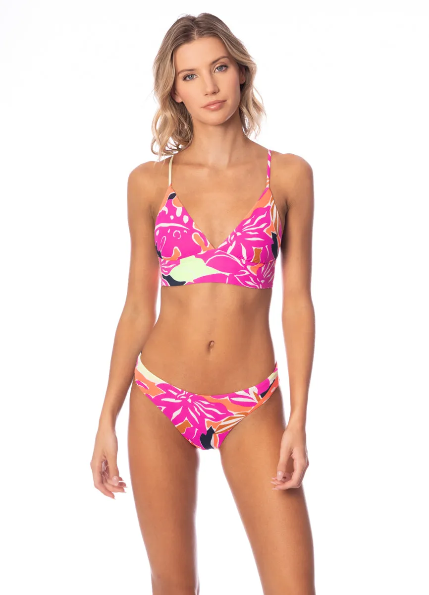 Maaji Jungle Reef Copilot Long Line Triangle Bikini Top