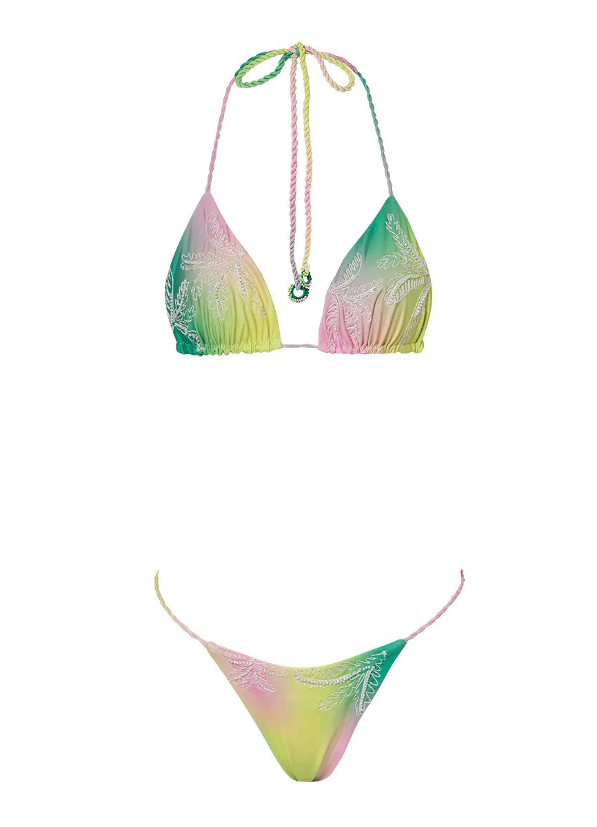 Maaji Ombre Prism Blamy Sliding Triangle Bikini Top