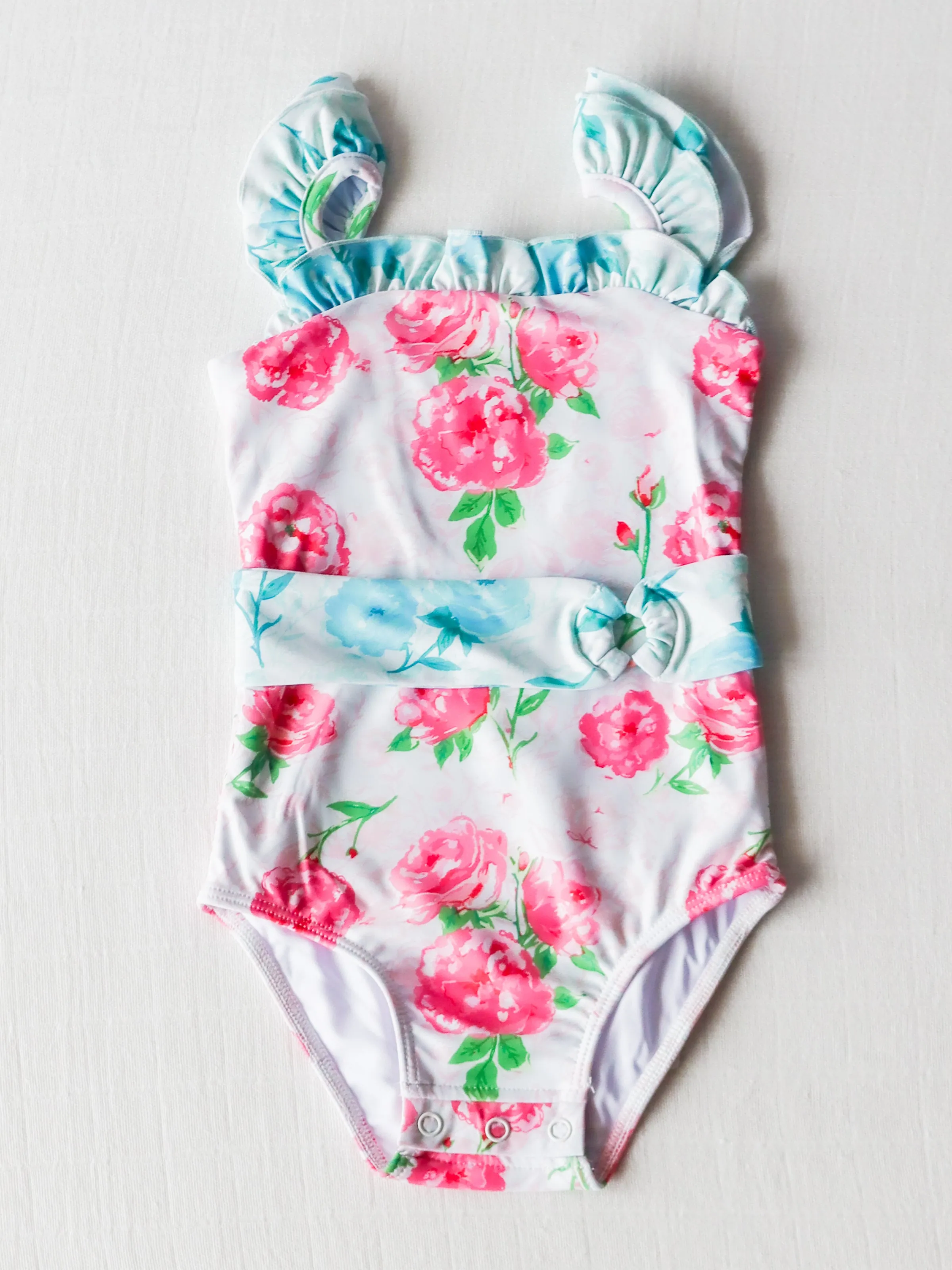 Maisie One Piece - Raspberry Roses