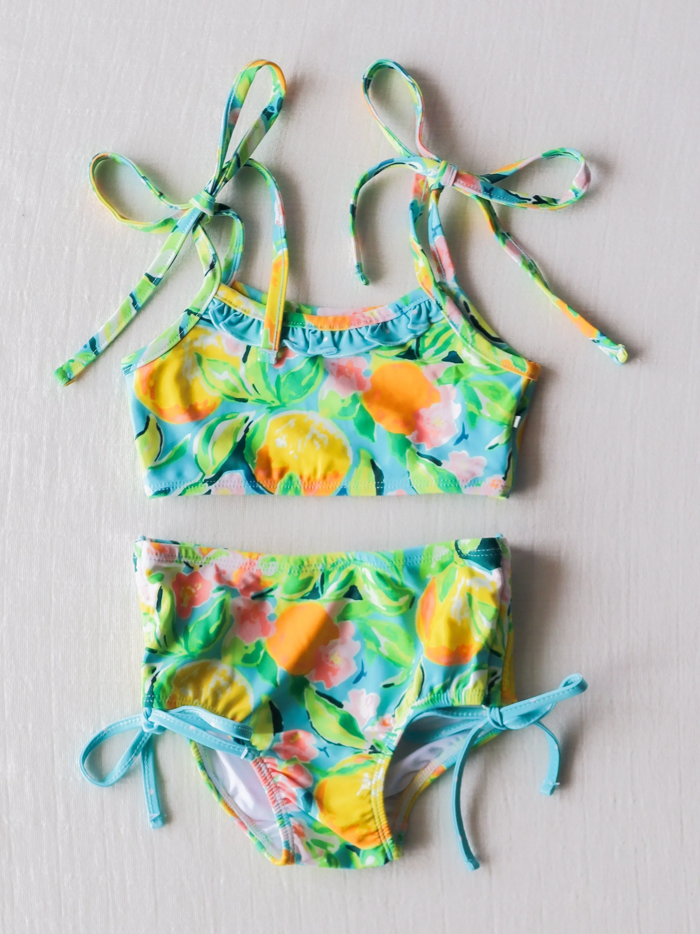 Meg Tankini - Bright Lemon Floral