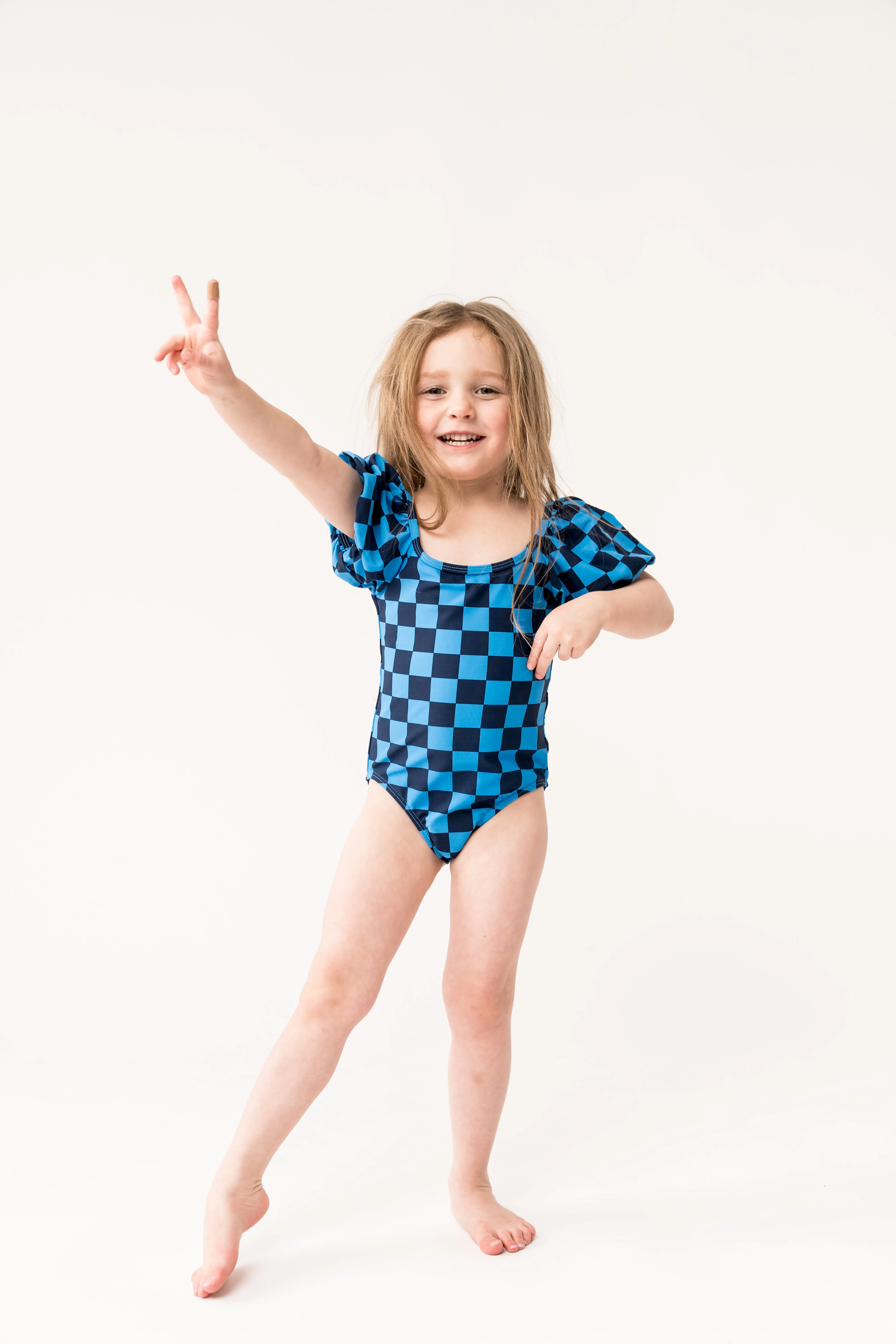 Mini Pura Vida One Piece | Blue Check