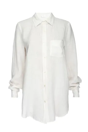 Monaco Linen Shirt - White