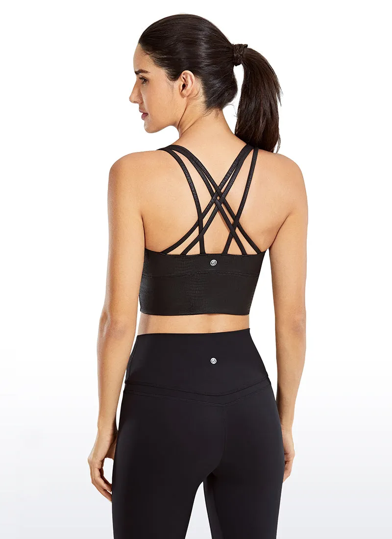 Nakedfeel Longline Bra Strappy Back