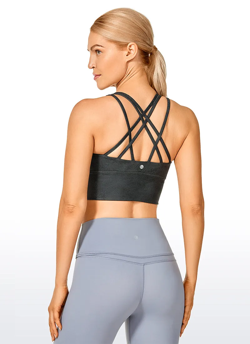 Nakedfeel Longline Bra Strappy Back