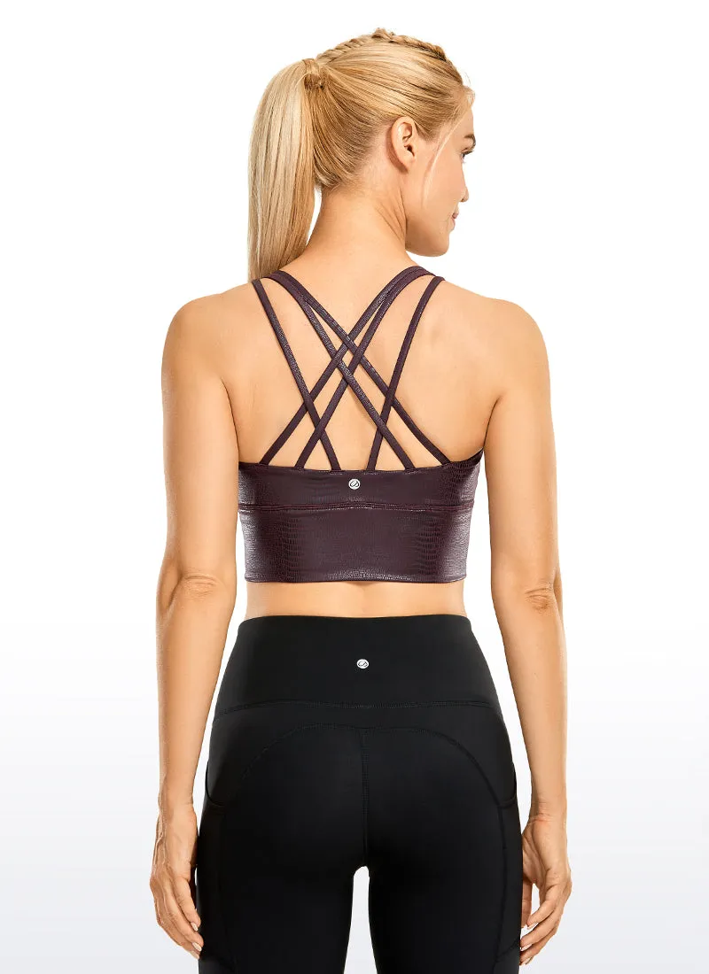 Nakedfeel Longline Bra Strappy Back