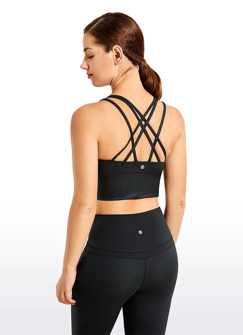 Nakedfeel Longline Bra Strappy Back