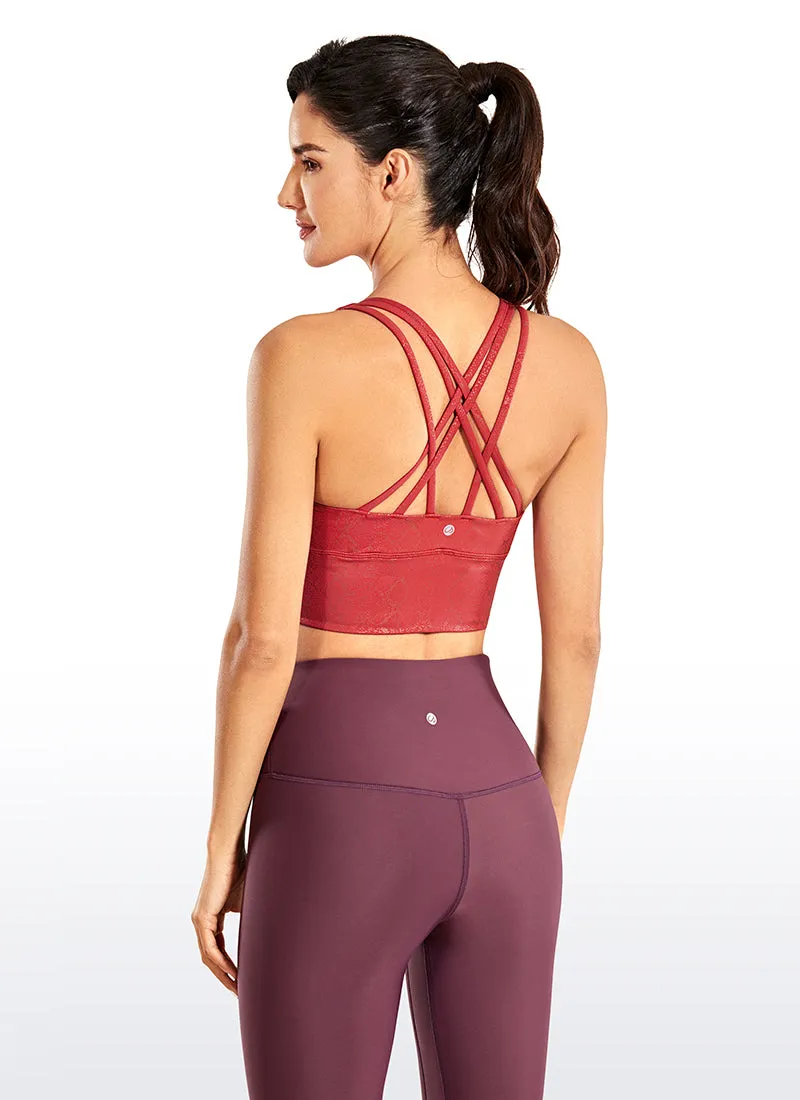 Nakedfeel Longline Bra Strappy Back