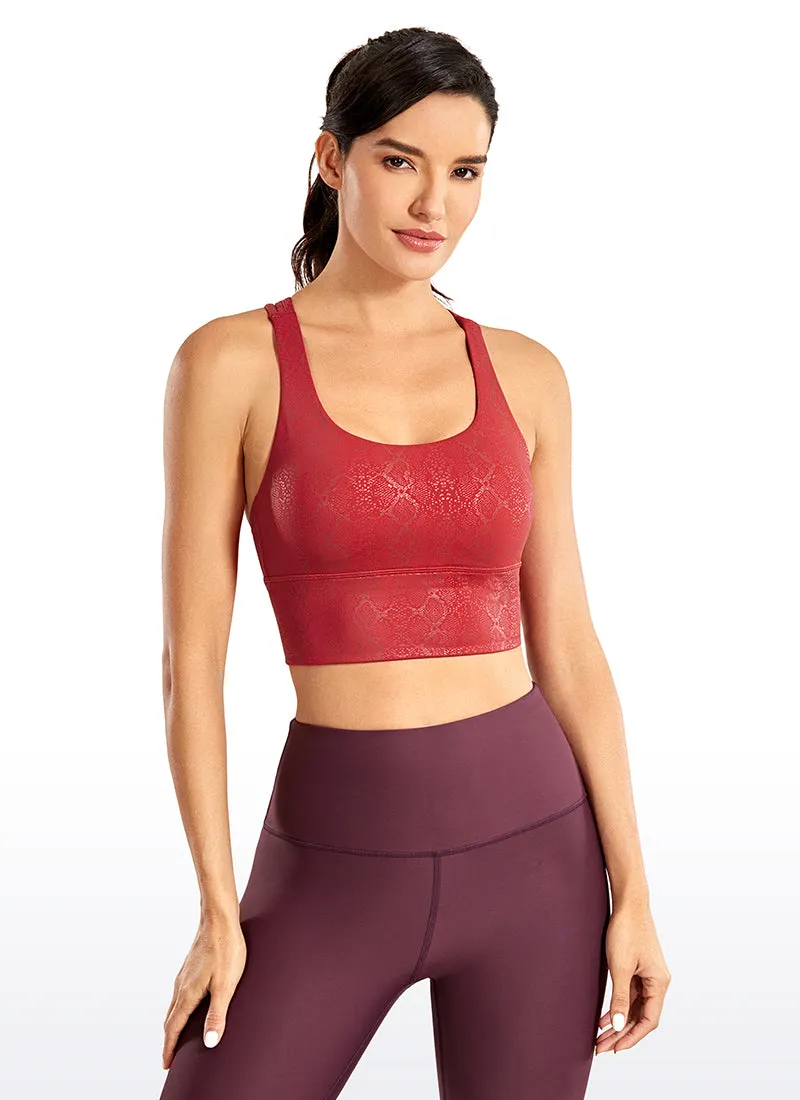 Nakedfeel Longline Bra Strappy Back