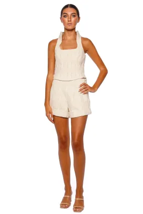 Olga Textured High Waisted Short