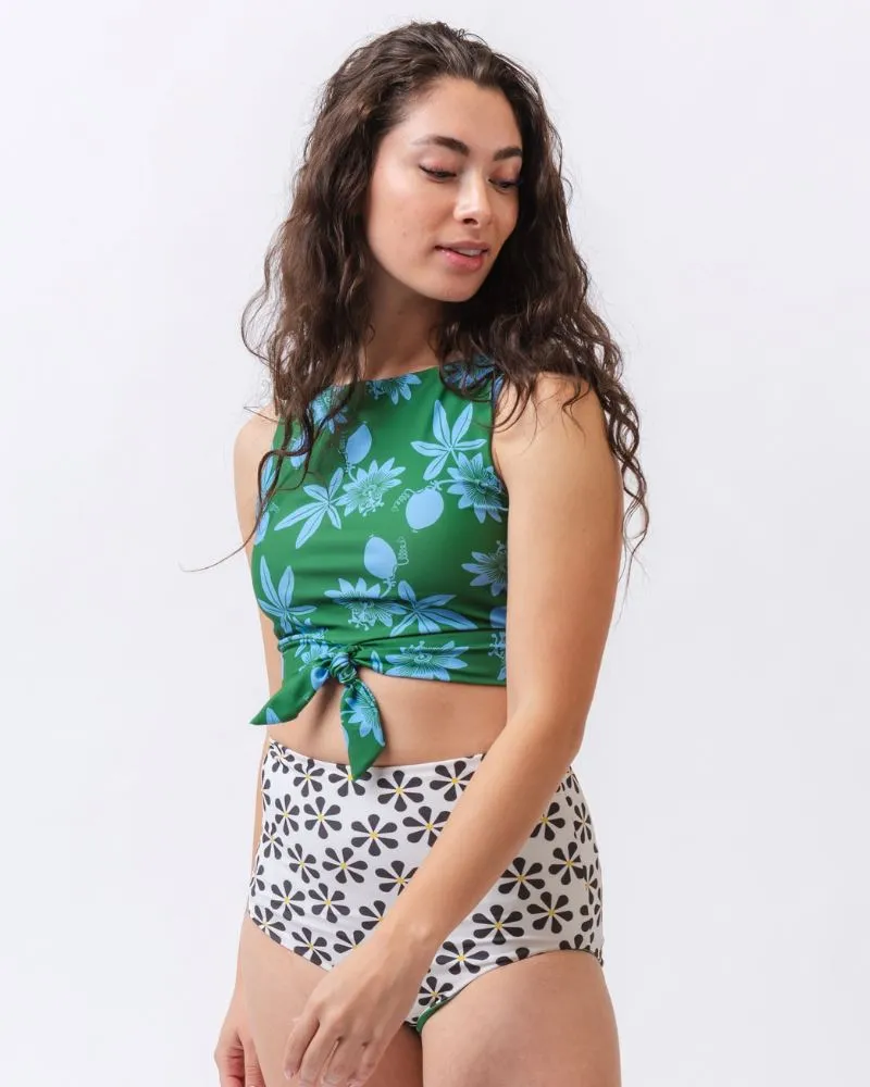 Passionfruit Knotted Crop Top