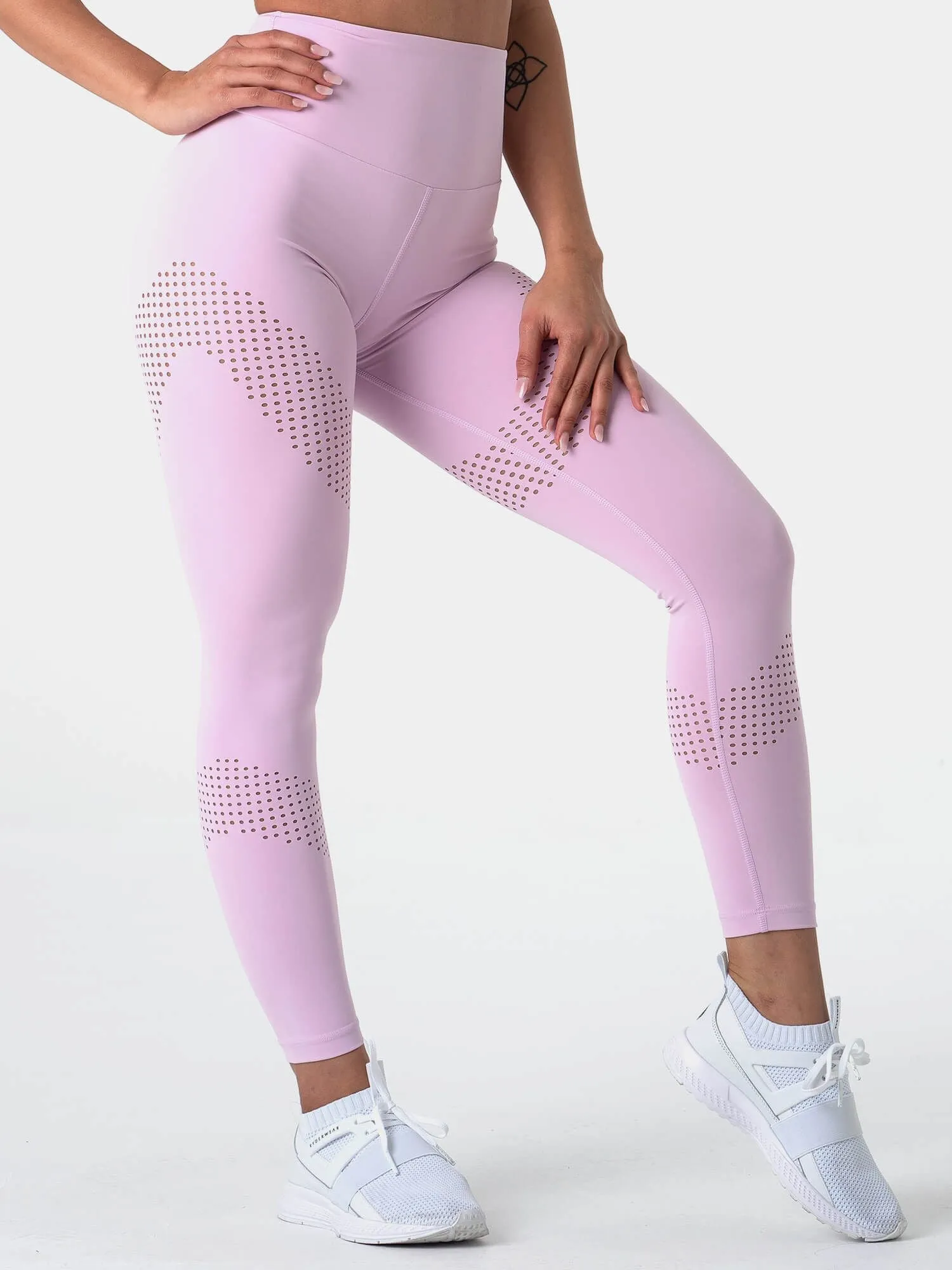 Pastels High Waisted Leggings -Mint