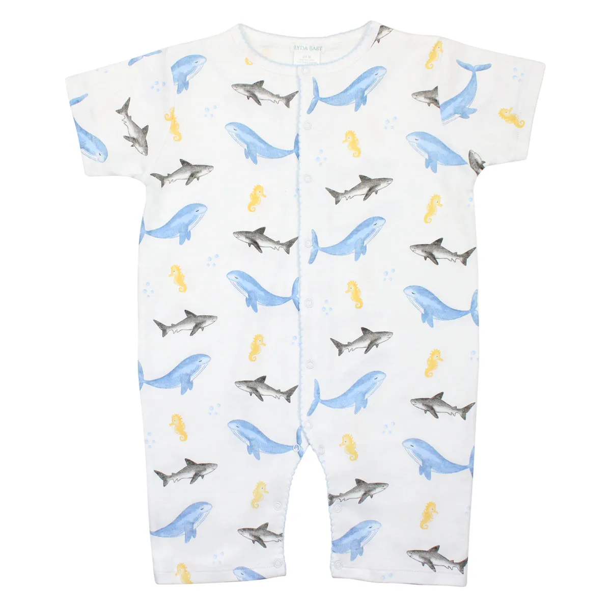 Sea Animals Printed Romper | Baby Boy