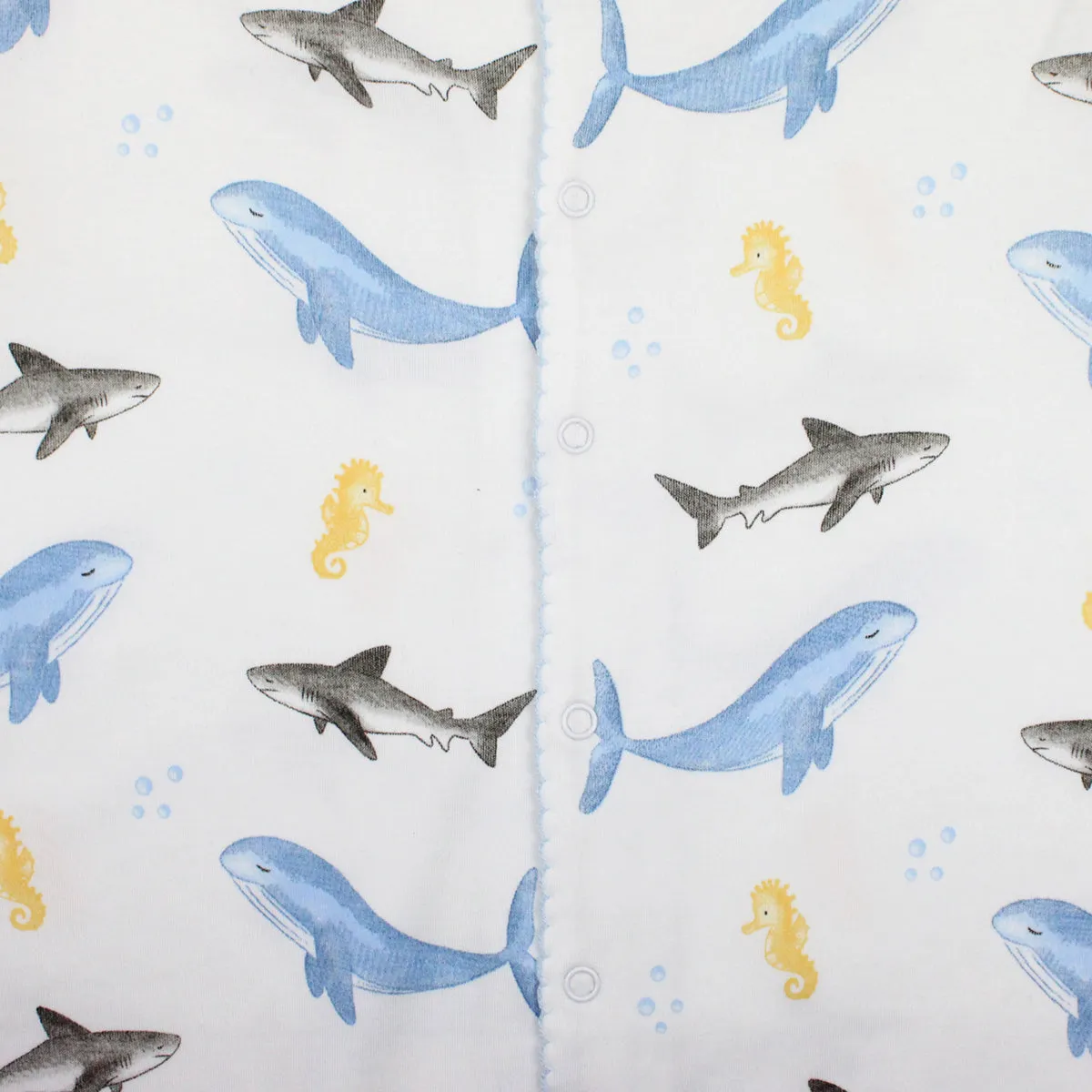 Sea Animals Printed Romper | Baby Boy