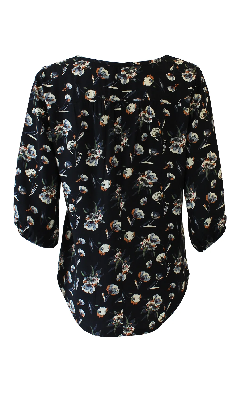 SOLO Floral Sketch Blouse (3cols)