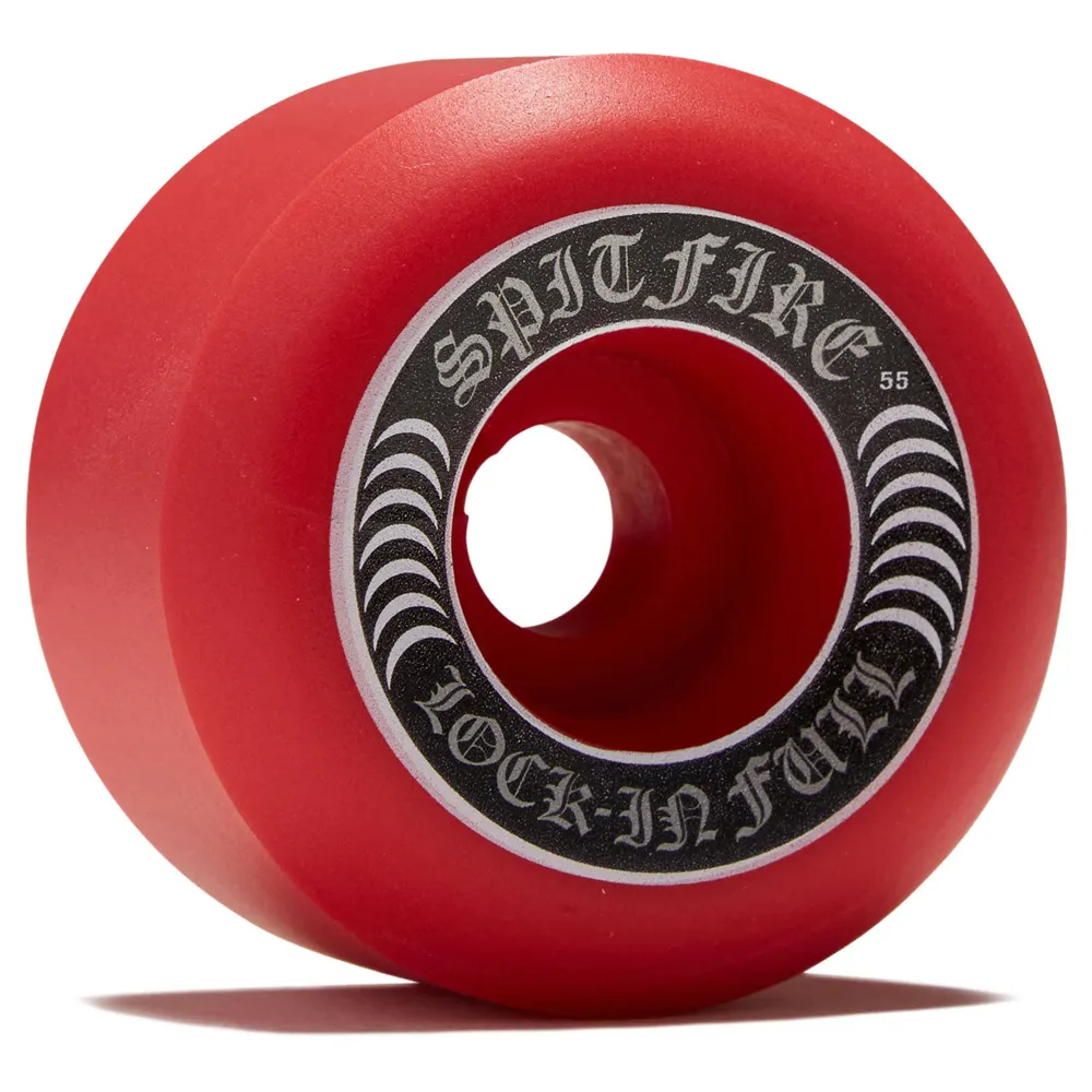 Spitfire Formula Four Lock-In Full RED 99D 55mm Wheels (Red)