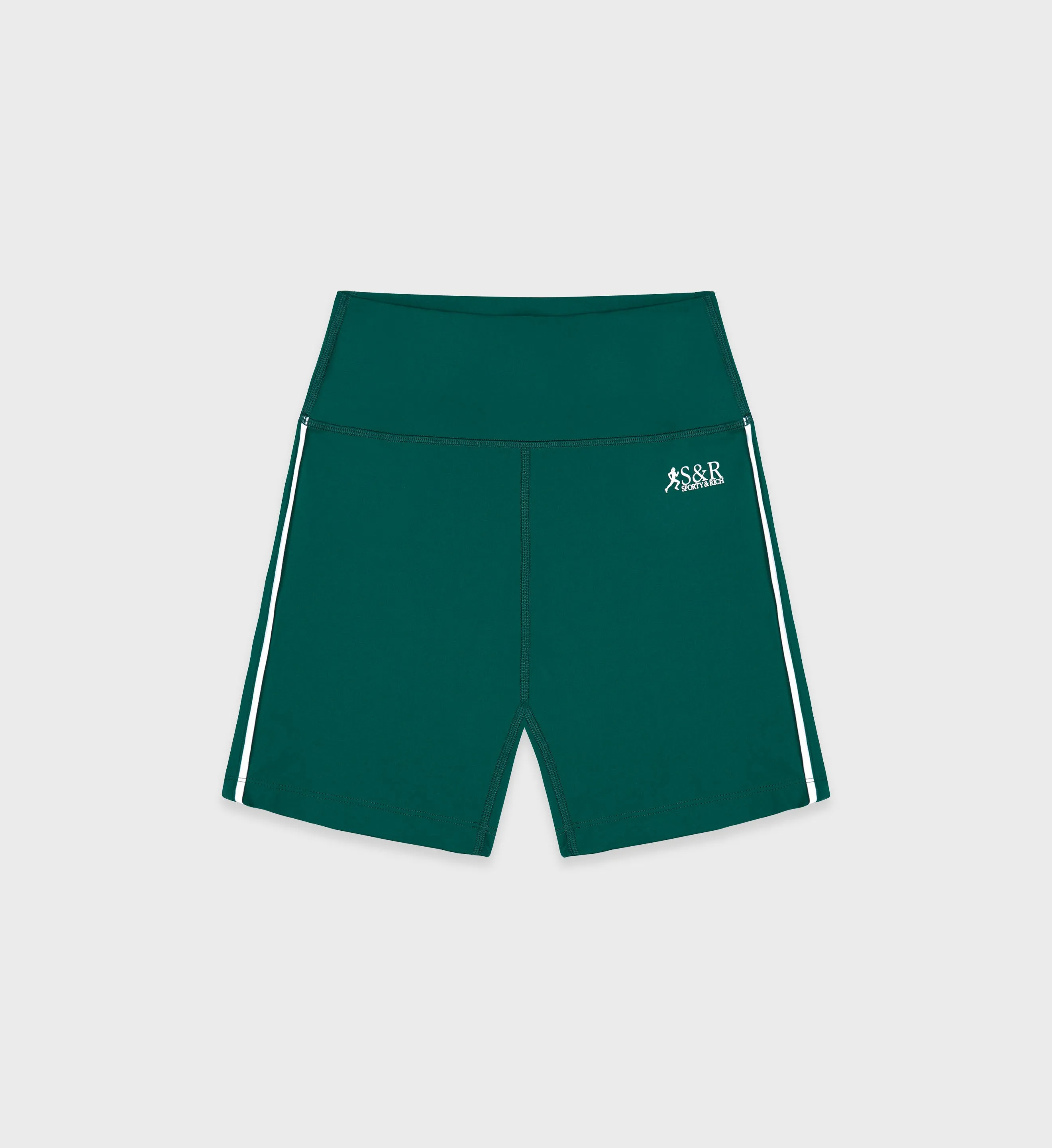 SR Runner Biker Short - Alpine/White