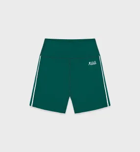 SR Runner Biker Short - Alpine/White