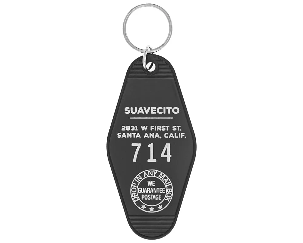 Suavecito Hotel Key Tag - Black