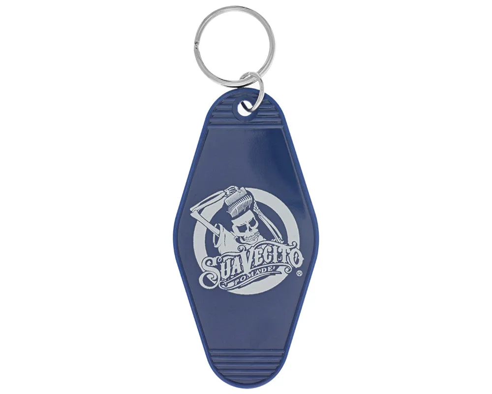 Suavecito Hotel Key Tag - Blue