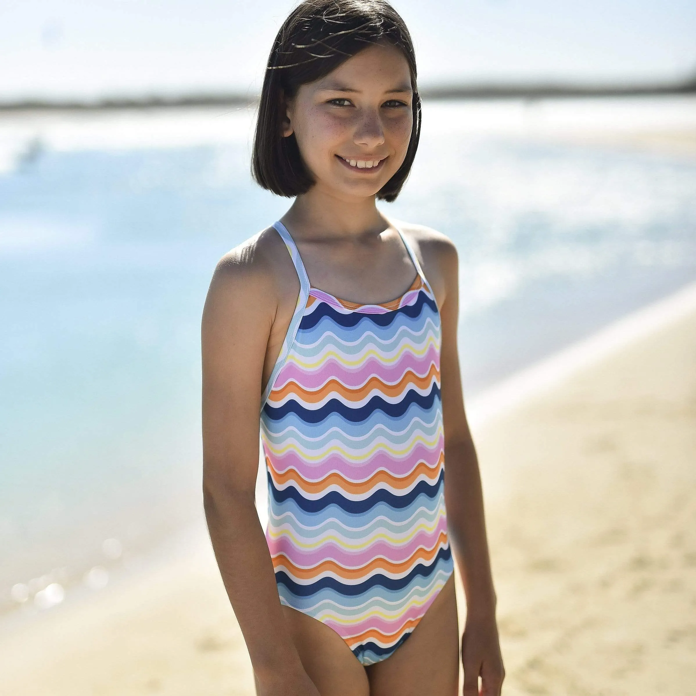 Summer Waves Racerback Swimsuit