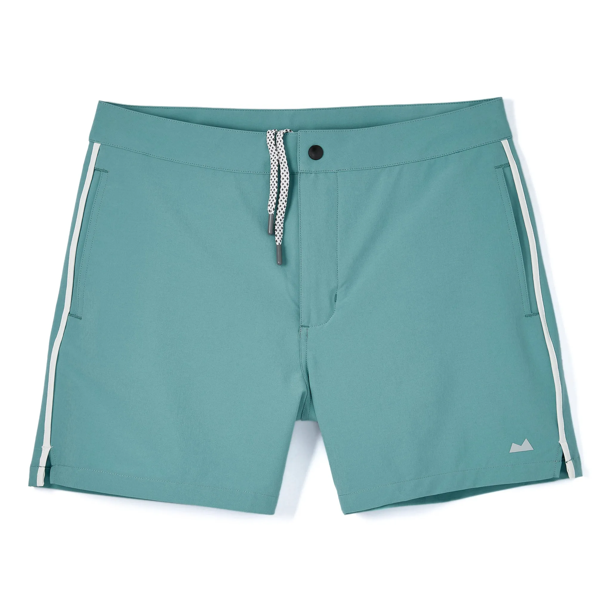 Sutro Swim Trunk in Green Gray