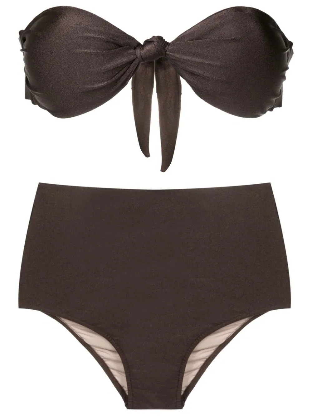 Classic Strapless High-Waisted Bikini