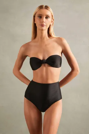 Classic Strapless High-Waisted Bikini